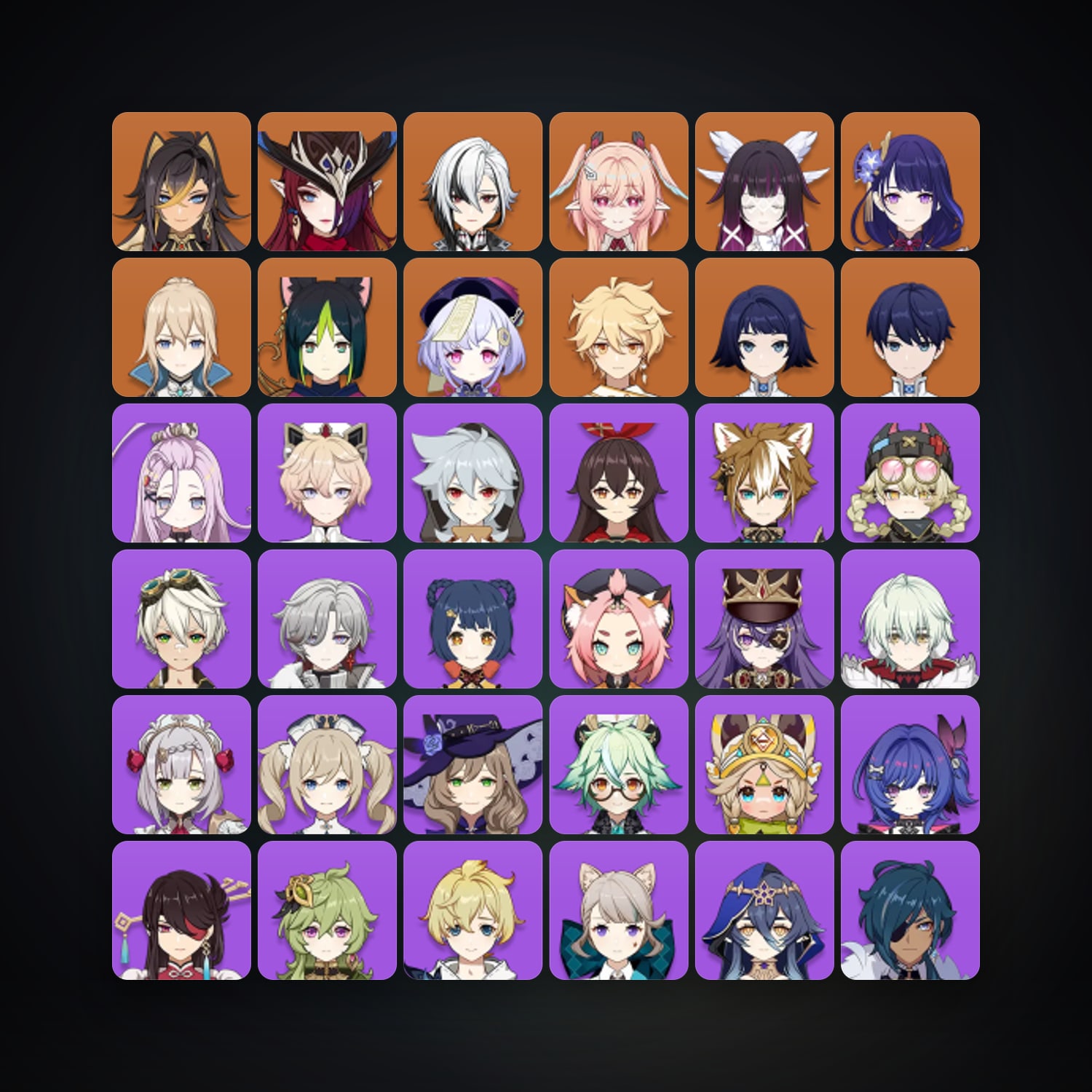 Genshin Impact | AR 55 | 39 Chars | 9× 5★ — Genshin / miHoYo Account — HabibiAccounts