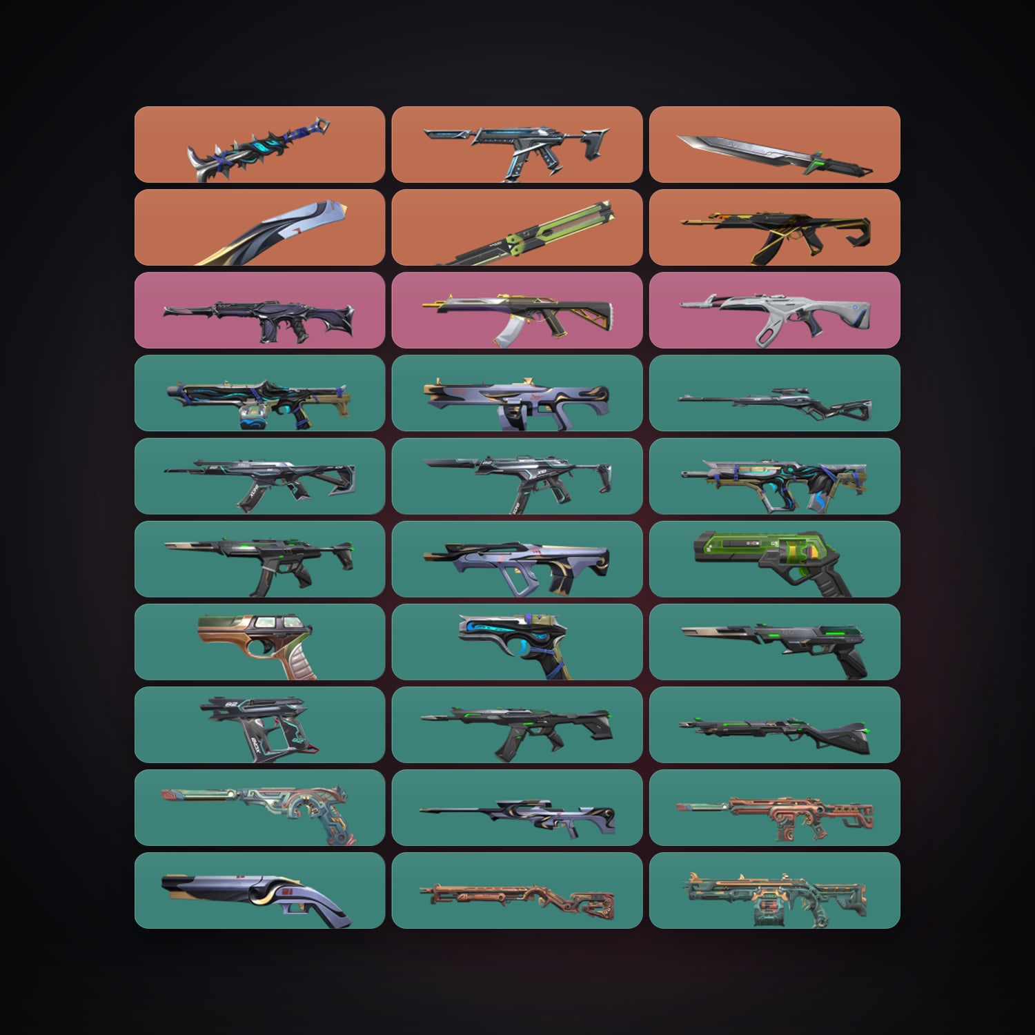 EU Silver 3 locker — 4 knives, 72 skins, lvl 169 — HabibiAccounts
