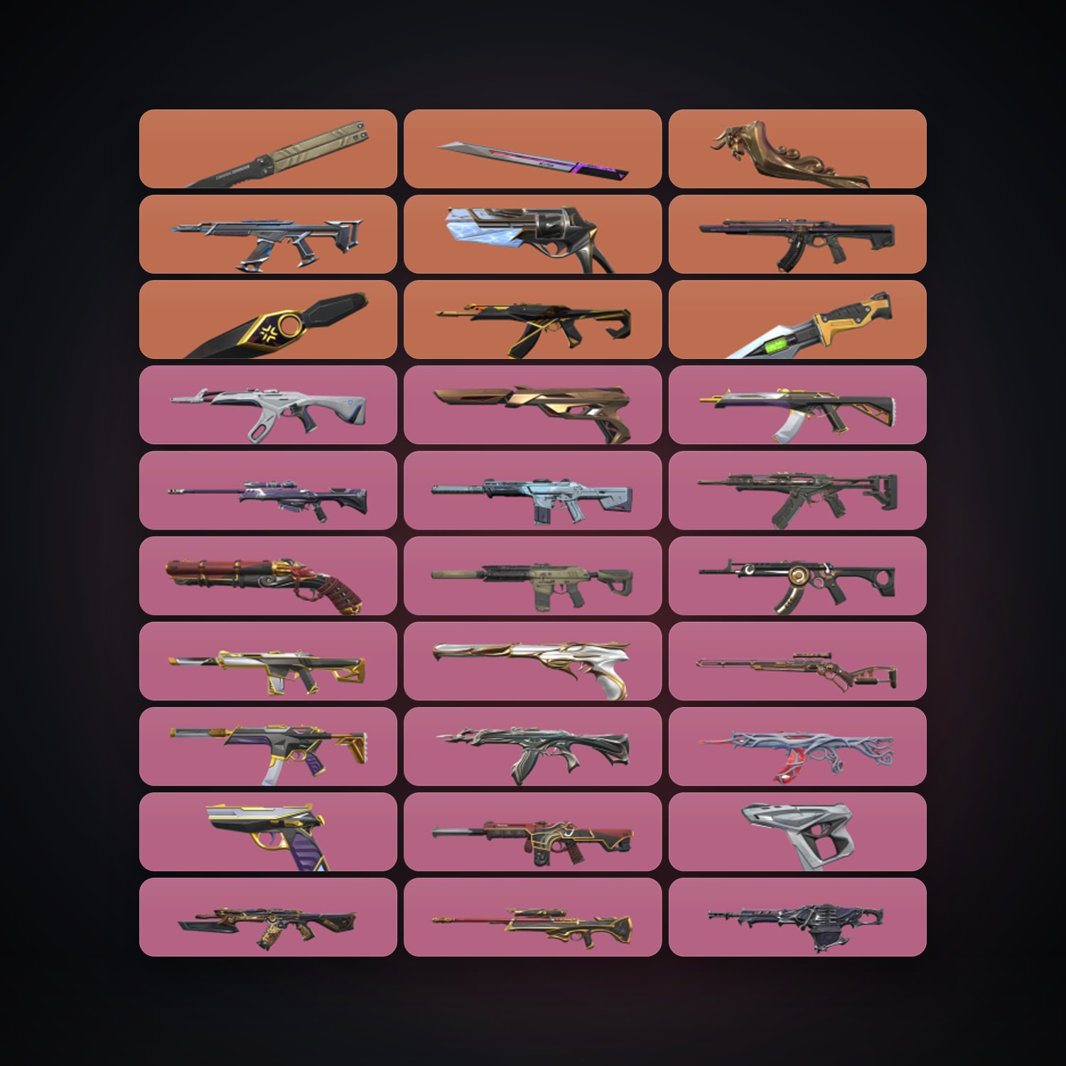 EU Plat 2 locker — 5 knives, 102 skins, lvl 381 — HabibiAccounts