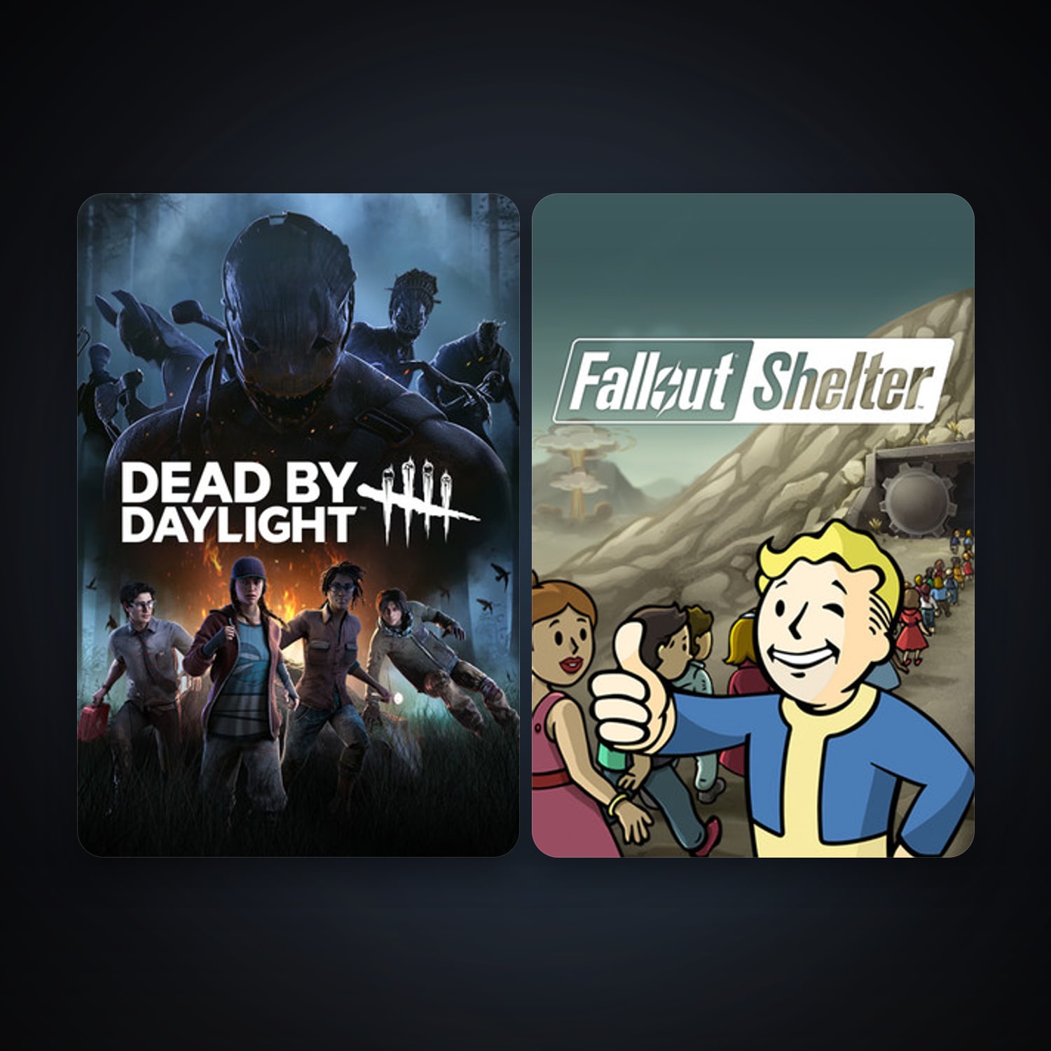 Steam account: Dead by Daylight + Fallout Shelter, 3 games, clean — HabibiAccounts