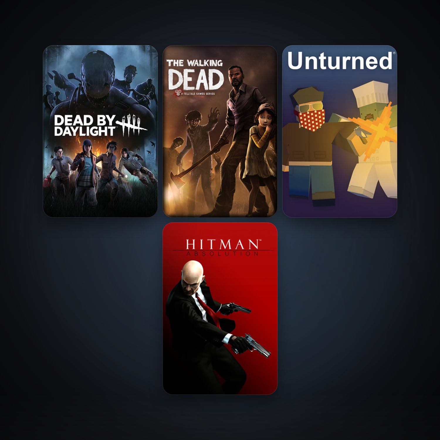Hitman: Absolution + The Walking Dead, 7 games, clean — HabibiAccounts
