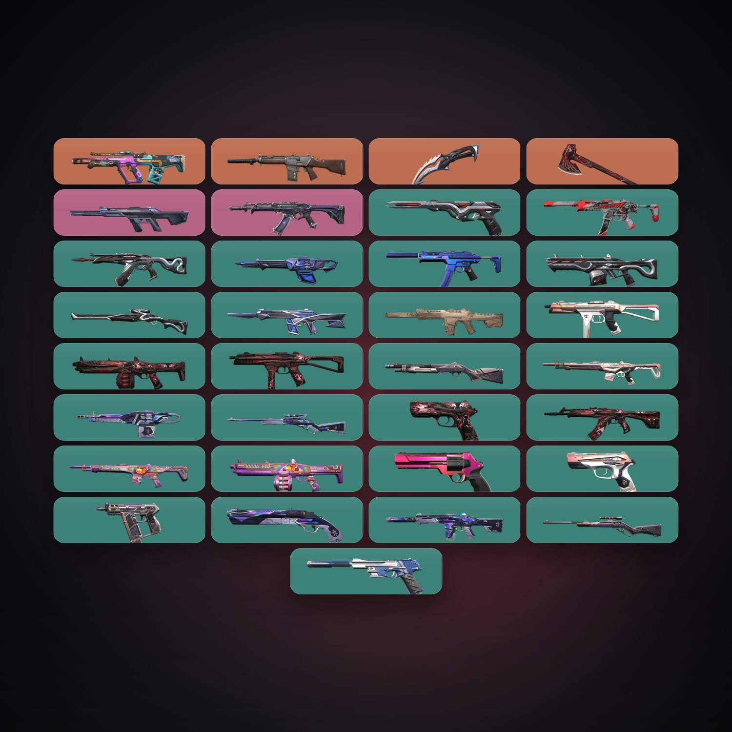 AP Diamond 1 locker — 2 knives, 33 skins, lvl 43 — HabibiAccounts