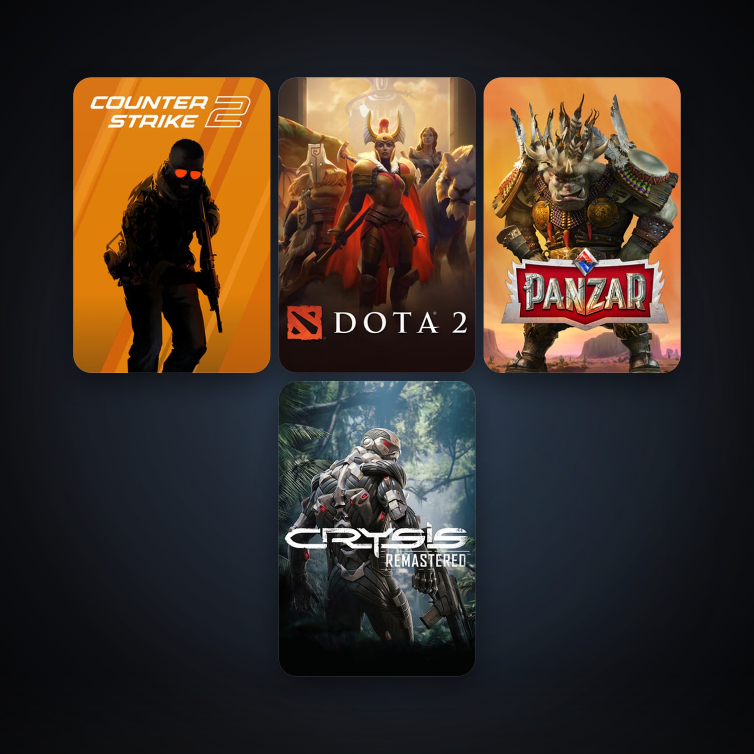 Dota 2 + CS2 Prime, 4 games, clean — HabibiAccounts