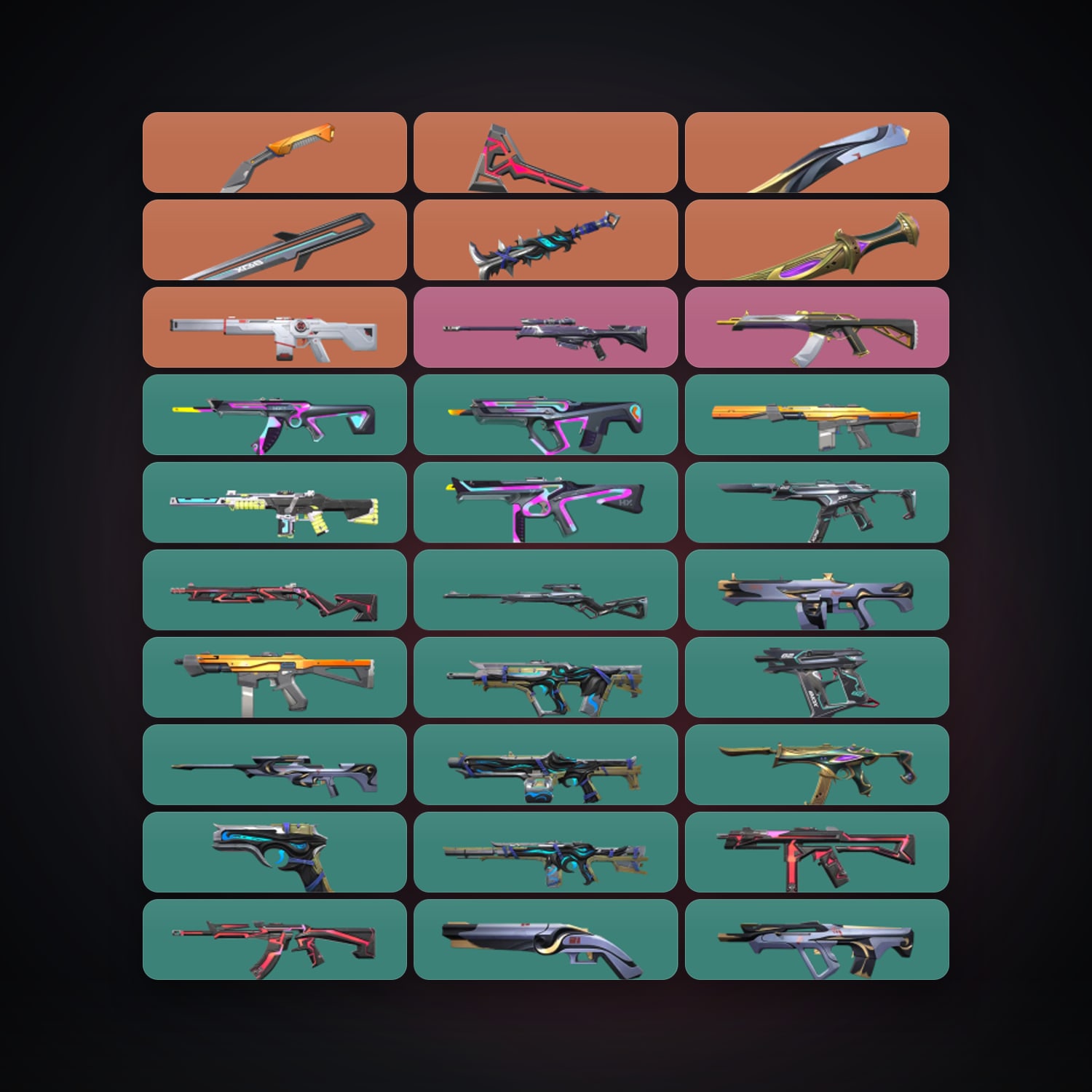 EU Silver 1 locker — 6 knives, 105 skins, lvl 204 — HabibiAccounts
