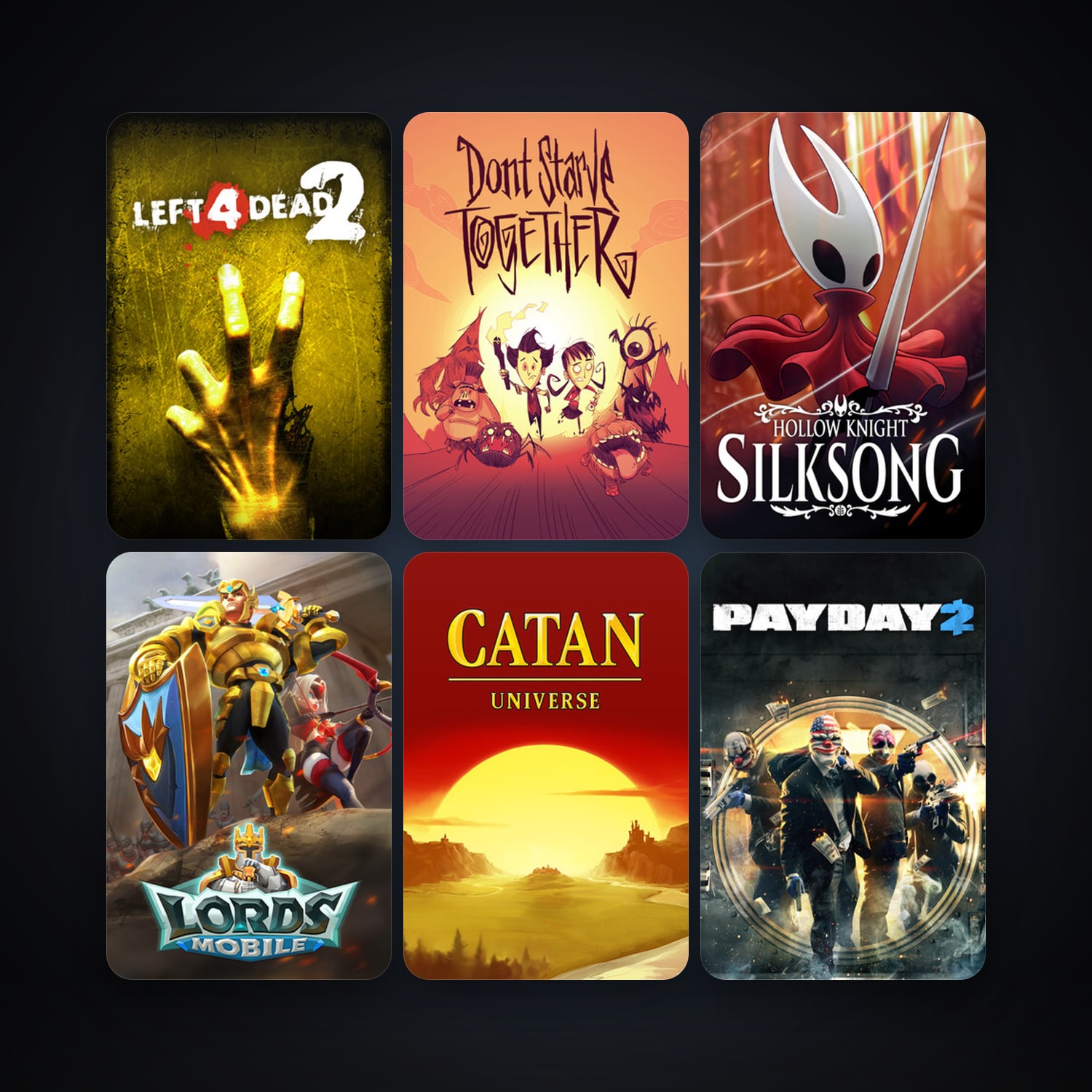 Left 4 Dead 2 + PAYDAY 2, 11 games, clean — HabibiAccounts