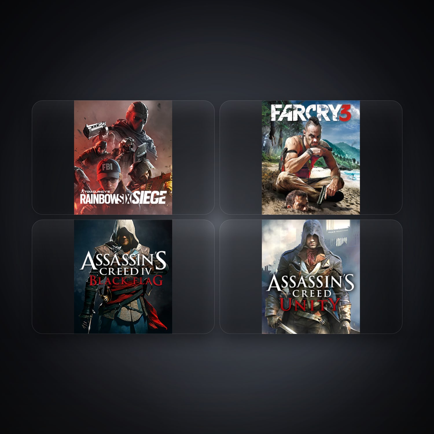 Ubisoft Tom Clancy's Rainbow Six Siege (Steam) + Far Cry 3 Deluxe Edition — TH — 4 games — HabibiAccounts