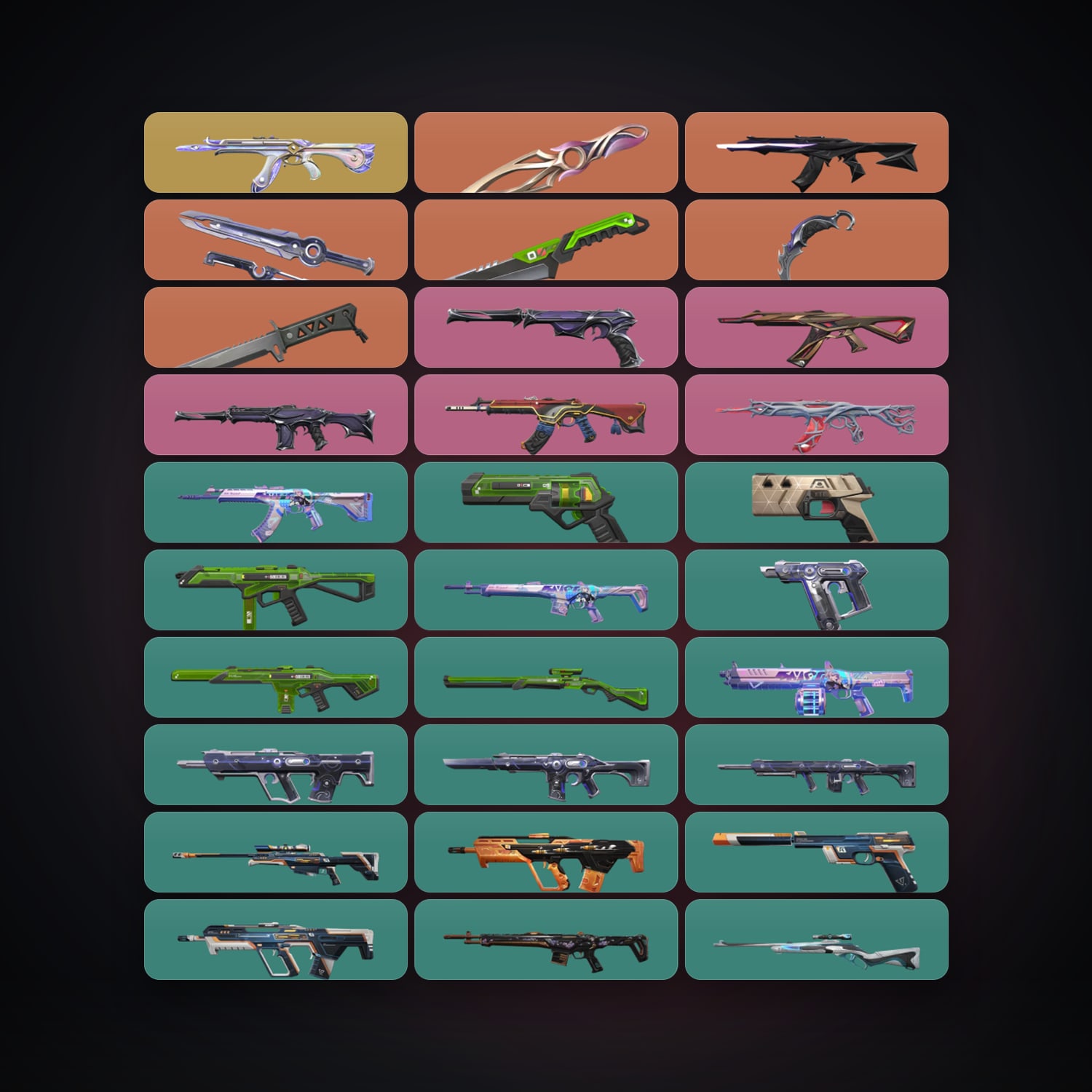 NA Silver 2 locker — 5 knives, 47 skins, lvl 74 — HabibiAccounts