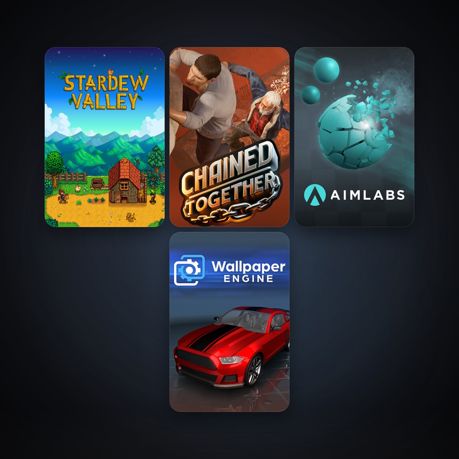Stardew Valley + Wallpaper Engine, 6 games, clean — HabibiAccounts