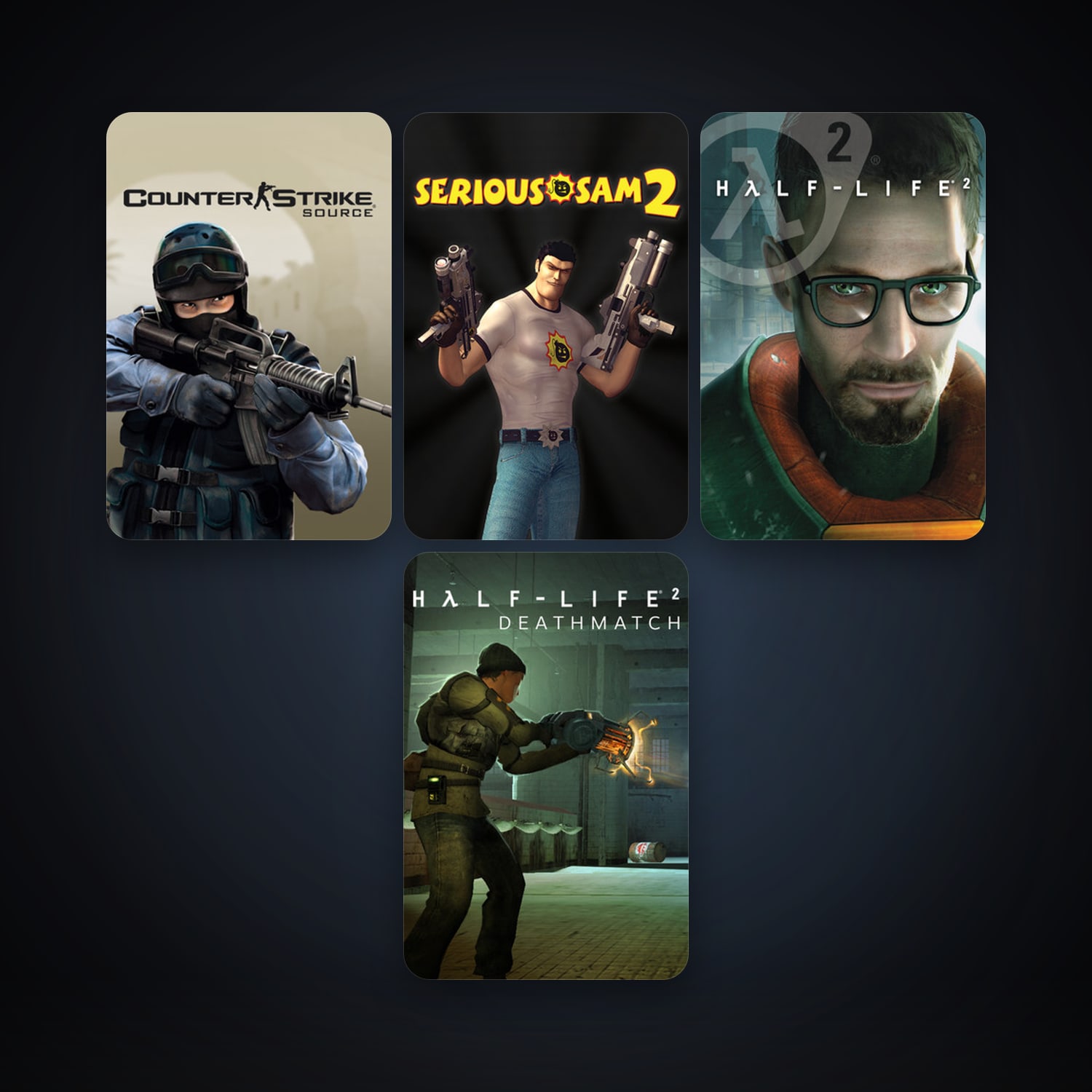 Half-Life 2 + Counter-Strike: Source, 5 games, clean — HabibiAccounts