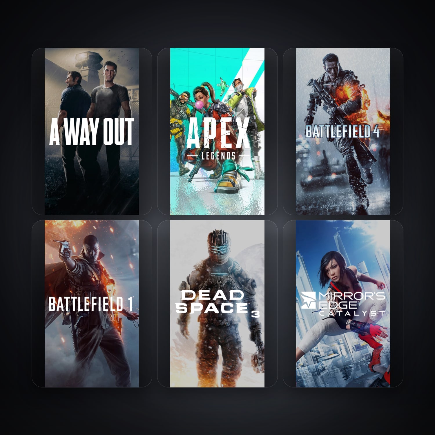 EA A Way Out + Apex Legends — US — 6 games — HabibiAccounts