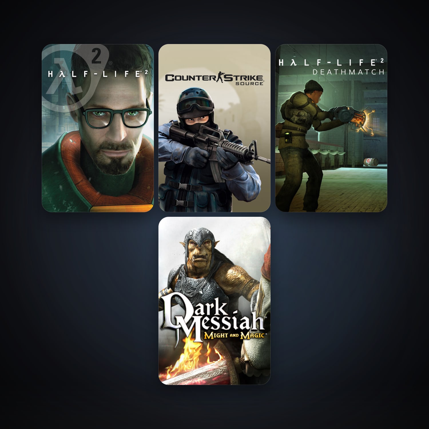 Half-Life 2 + Counter-Strike: Source, 6 games, Steam 10, clean — HabibiAccounts