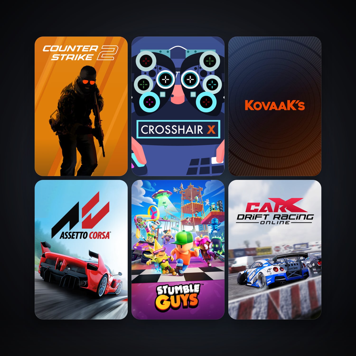 CS2 Prime + Assetto Corsa, 14 games, clean — HabibiAccounts