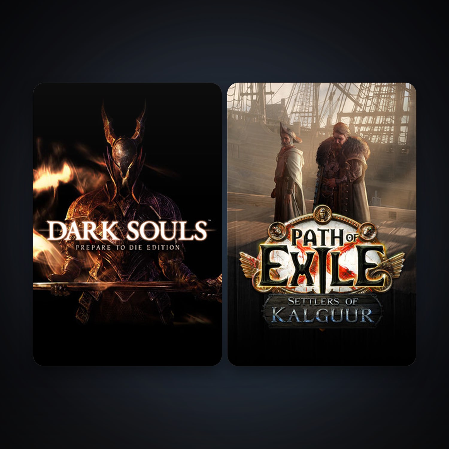 DARK SOULS: Prepare To Die Edition + Path of Exile, 5 games, clean — HabibiAccounts