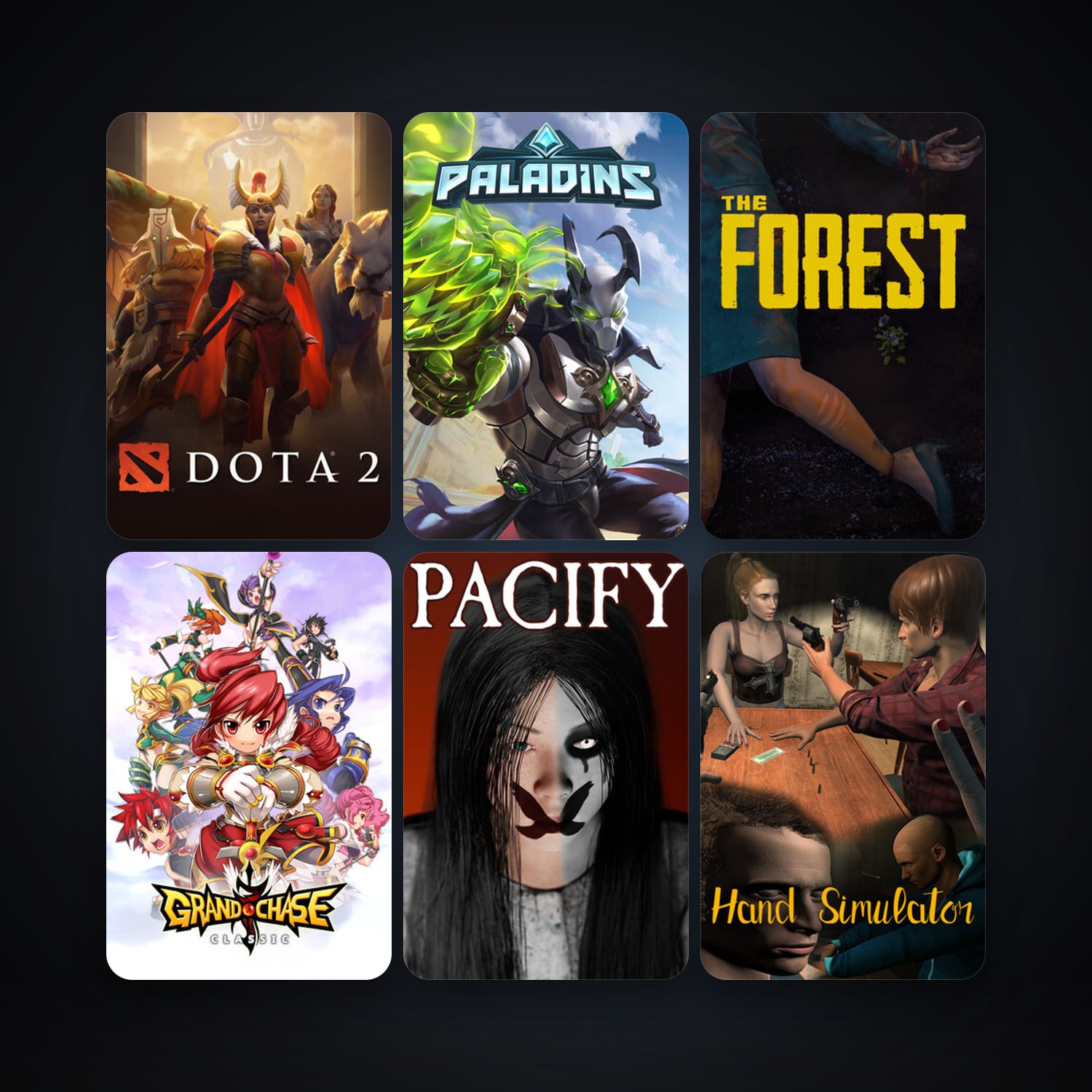 Dota 2 + The Forest, 11 games, clean — HabibiAccounts