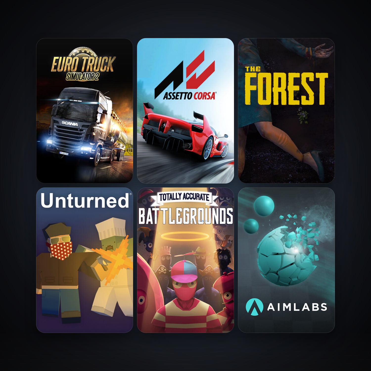 Free CS2 (No Prime) + Euro Truck Simulator 2, 16 games, clean — HabibiAccounts