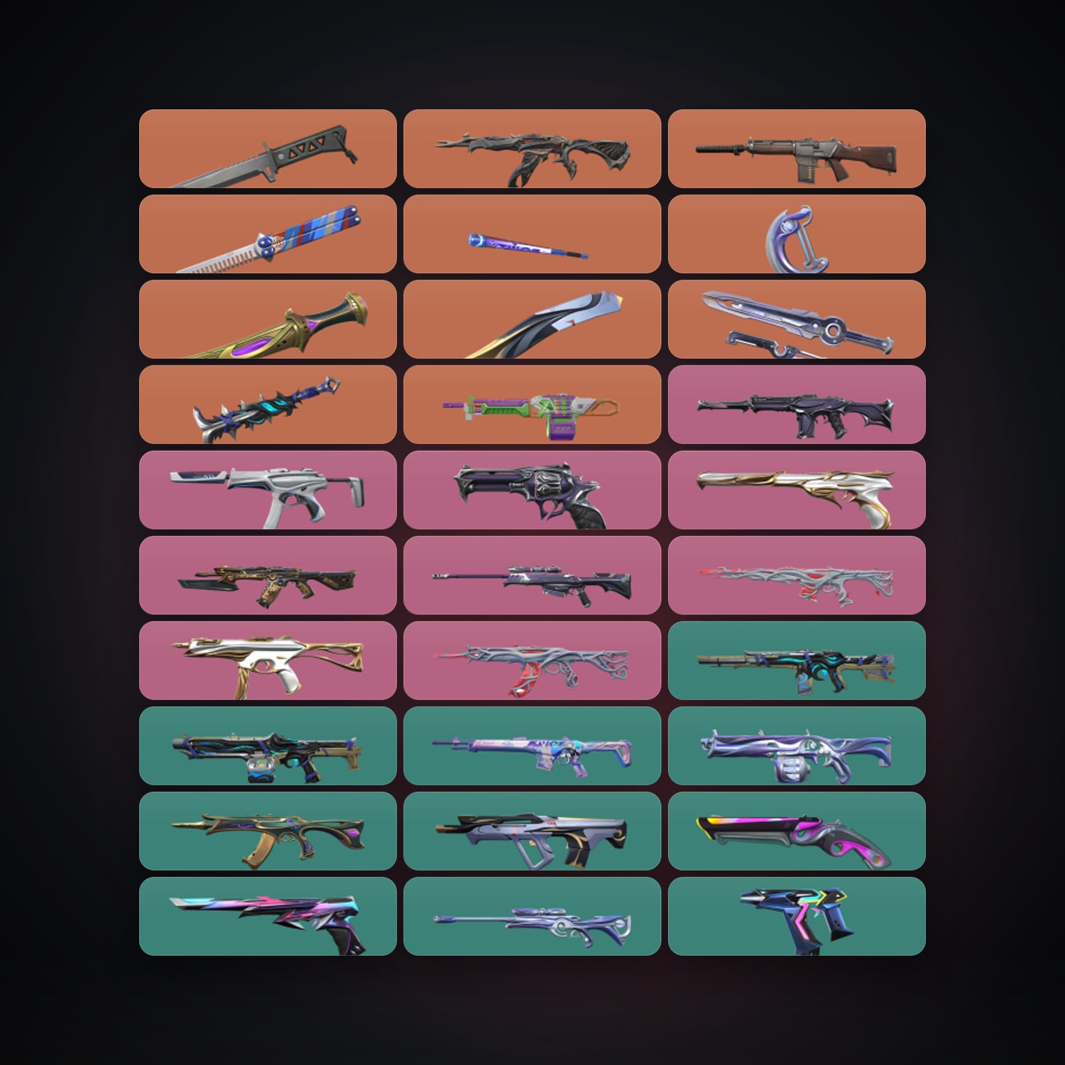 EU Ascendant 1 locker — 8 knives, 113 skins, lvl 446 — HabibiAccounts