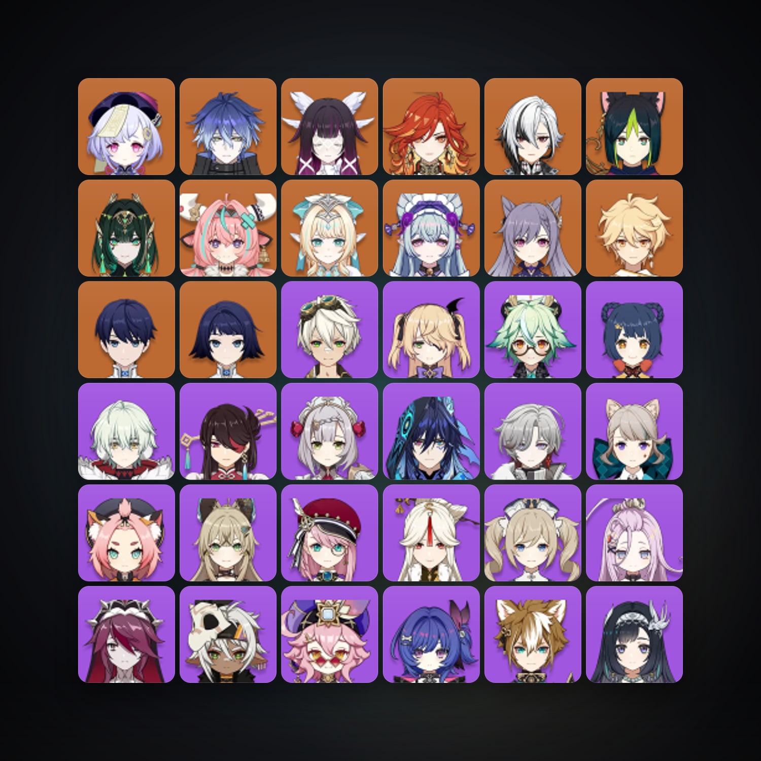Genshin Impact | AR 56 | 51 Chars | 11× 5★ — Genshin / miHoYo Account — HabibiAccounts