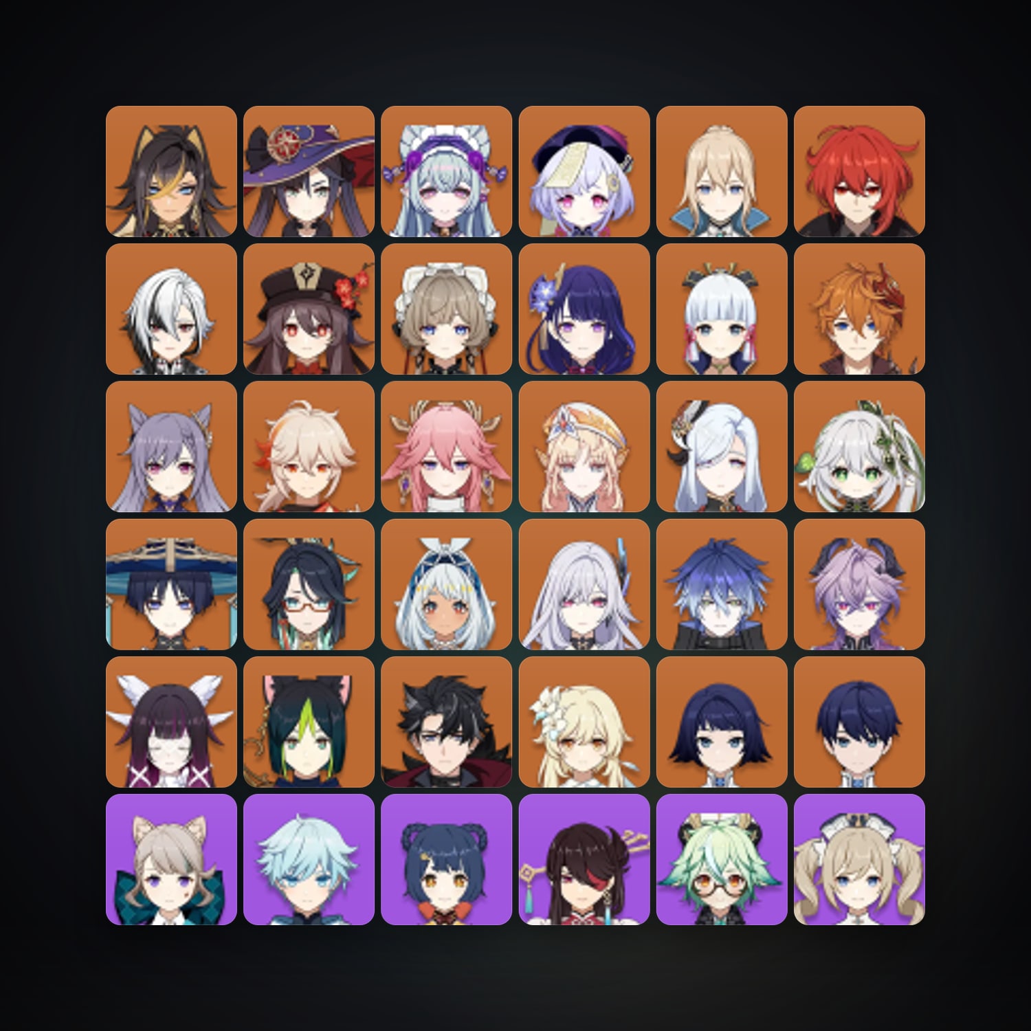 Genshin Impact | AR 60 | 81 Chars | 27× 5★ — HabibiAccounts