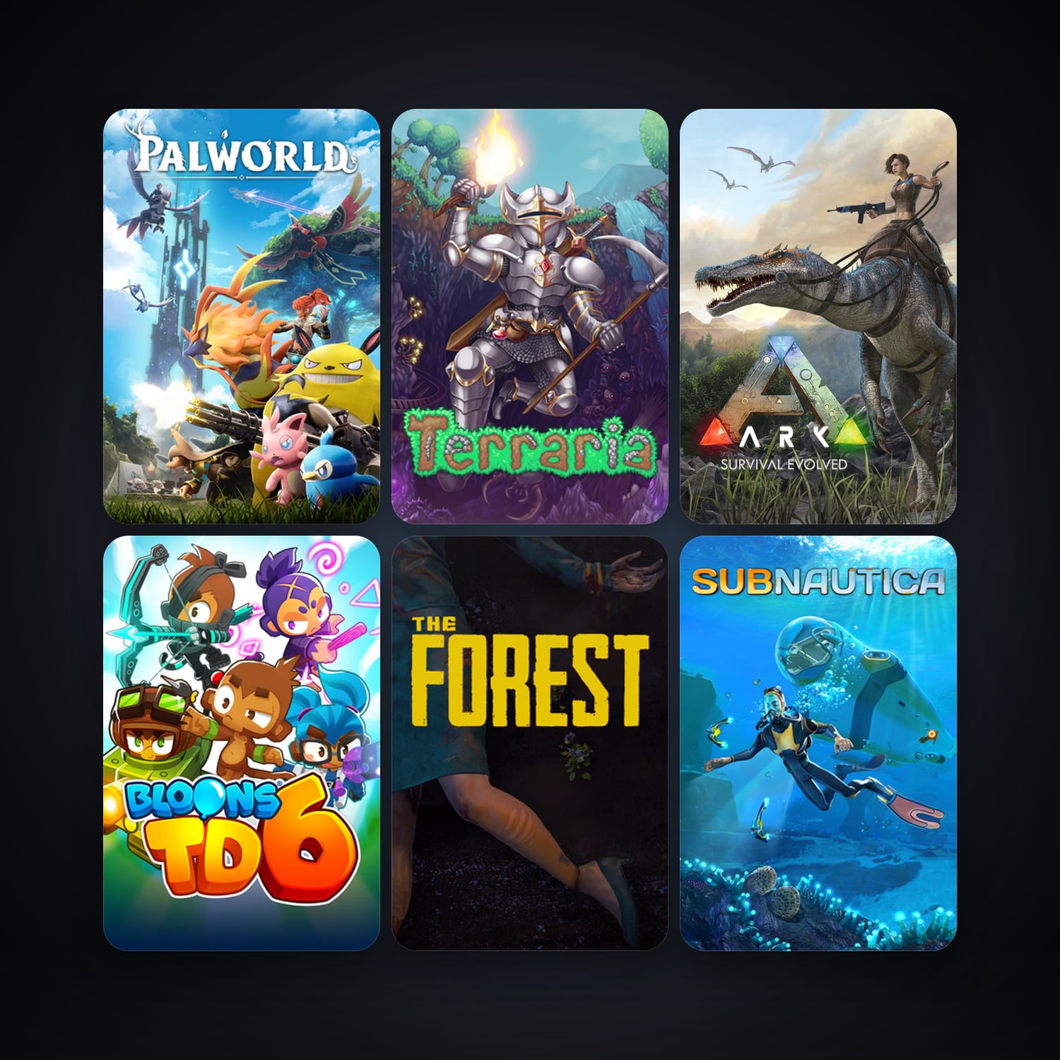 Terraria + The Forest, 26 games, clean — HabibiAccounts