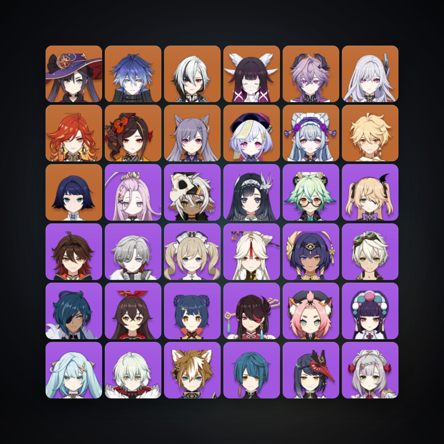 Genshin Impact | AR 55 | 51 Chars | 11× 5★ — Genshin / miHoYo Account — HabibiAccounts