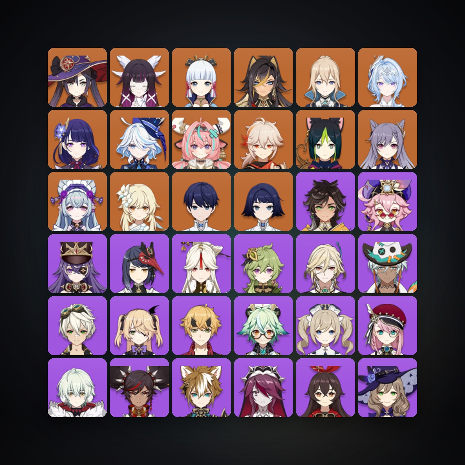 Genshin Impact | AR 57 | 56 Chars | 13× 5★ — HabibiAccounts