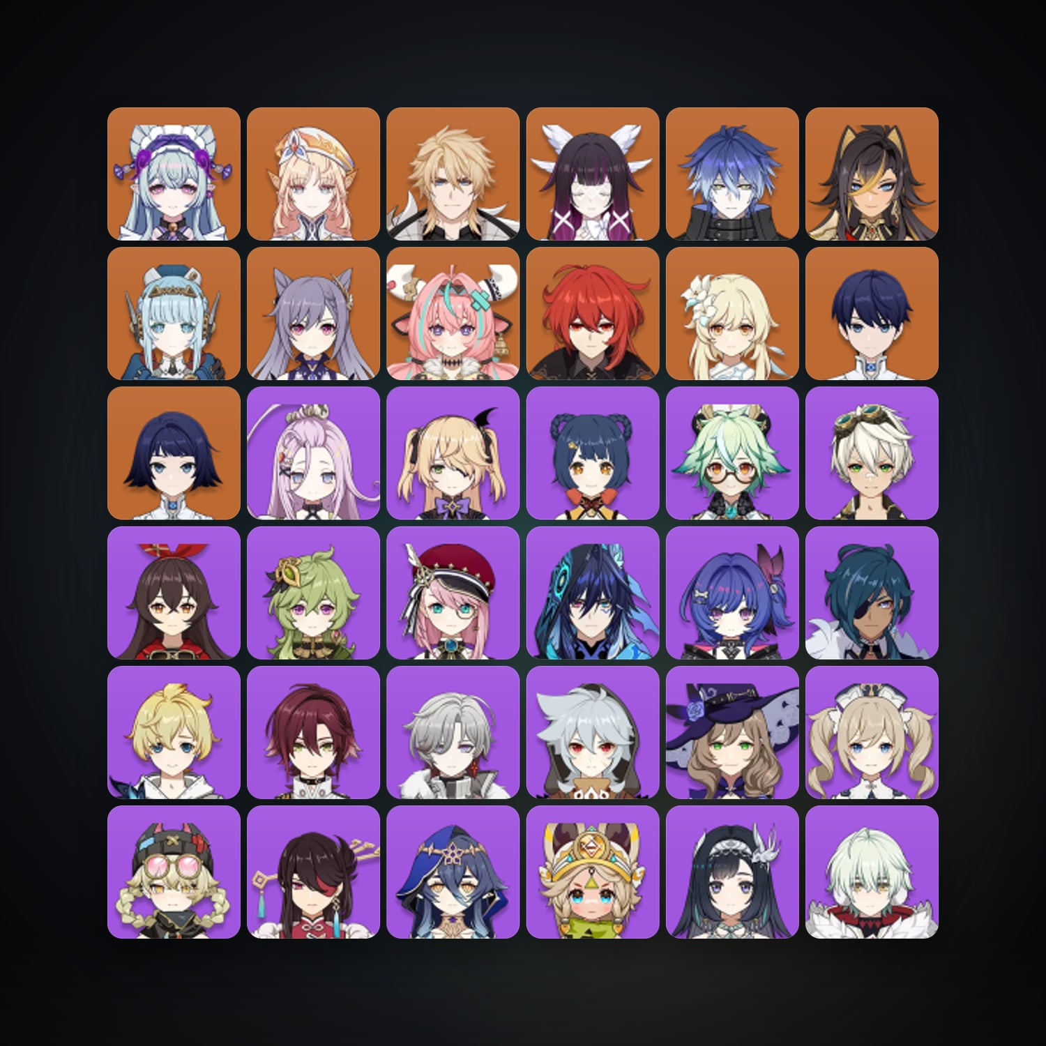 Genshin Impact | AR 55 | 44 Chars | 10× 5★ — HabibiAccounts