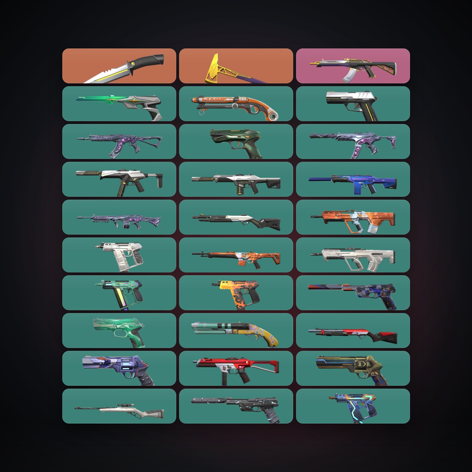 AP Diamond 2 locker — 2 knives, 53 skins, lvl 310 — HabibiAccounts