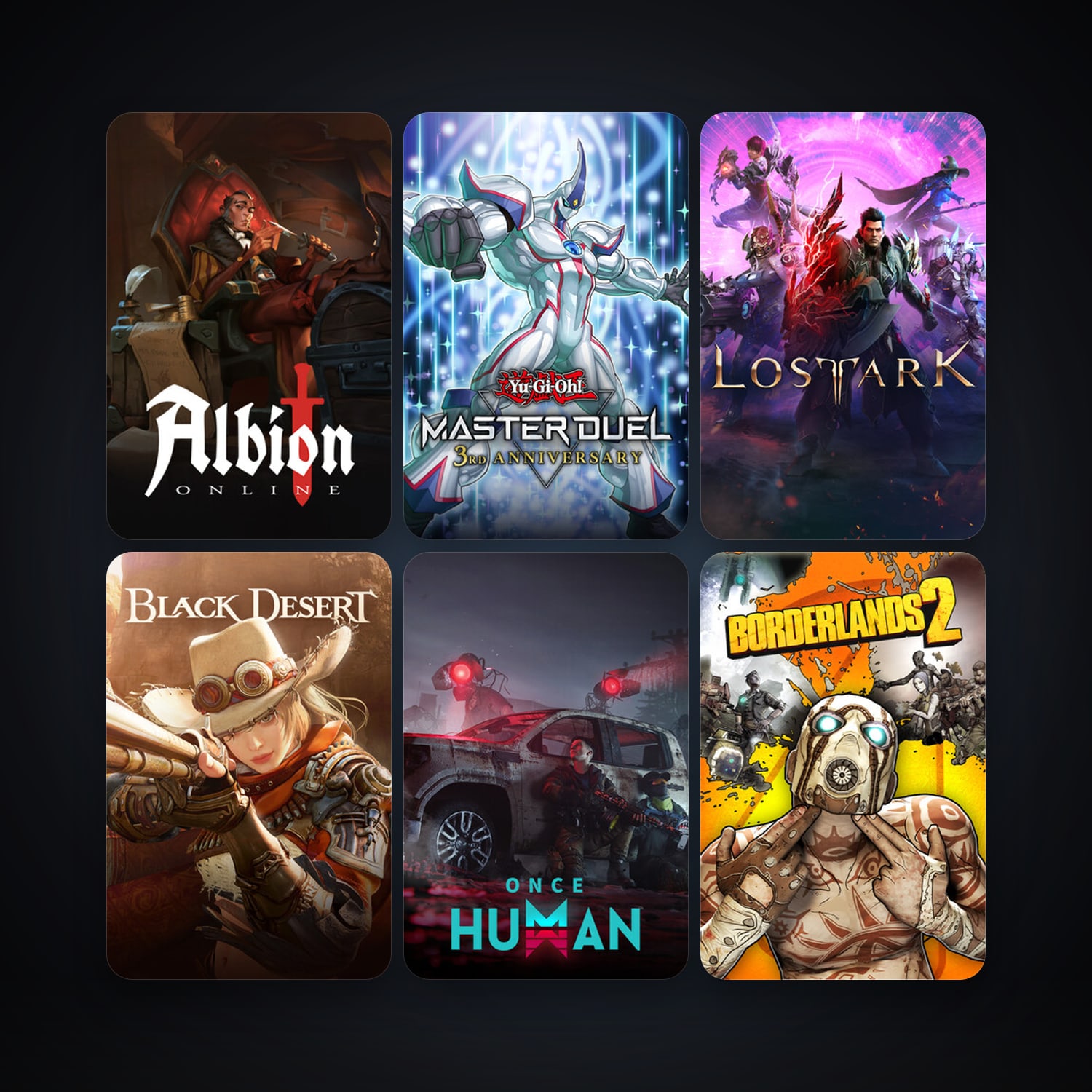 Borderlands 2 + Black Desert Online, 7 games, clean — HabibiAccounts