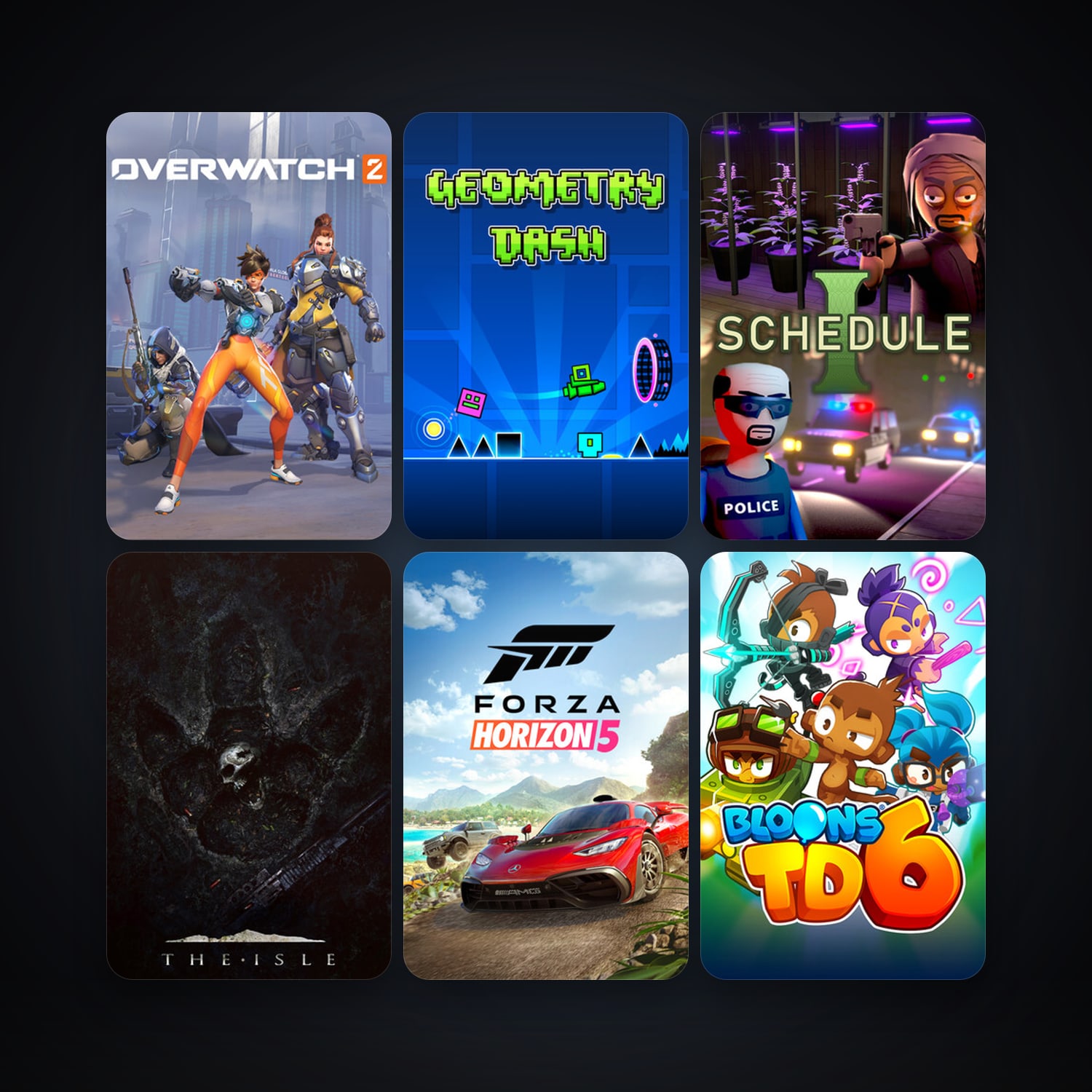 Geometry Dash + The Isle, 40 games, Steam 14, clean — HabibiAccounts