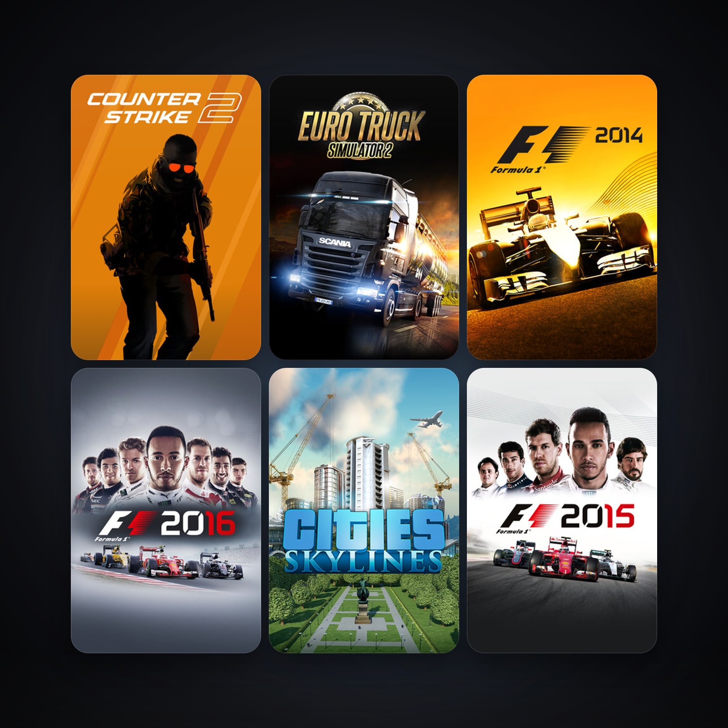 CS2 Prime + Train Simulator Classic, 25 games, Steam 10, clean — HabibiAccounts