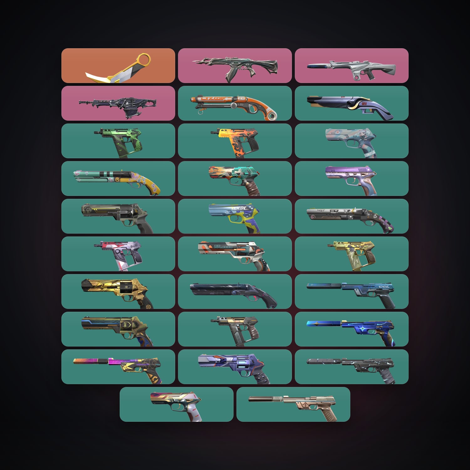 EU Gold 3 locker — 1 knives, 29 skins, lvl 346 — HabibiAccounts