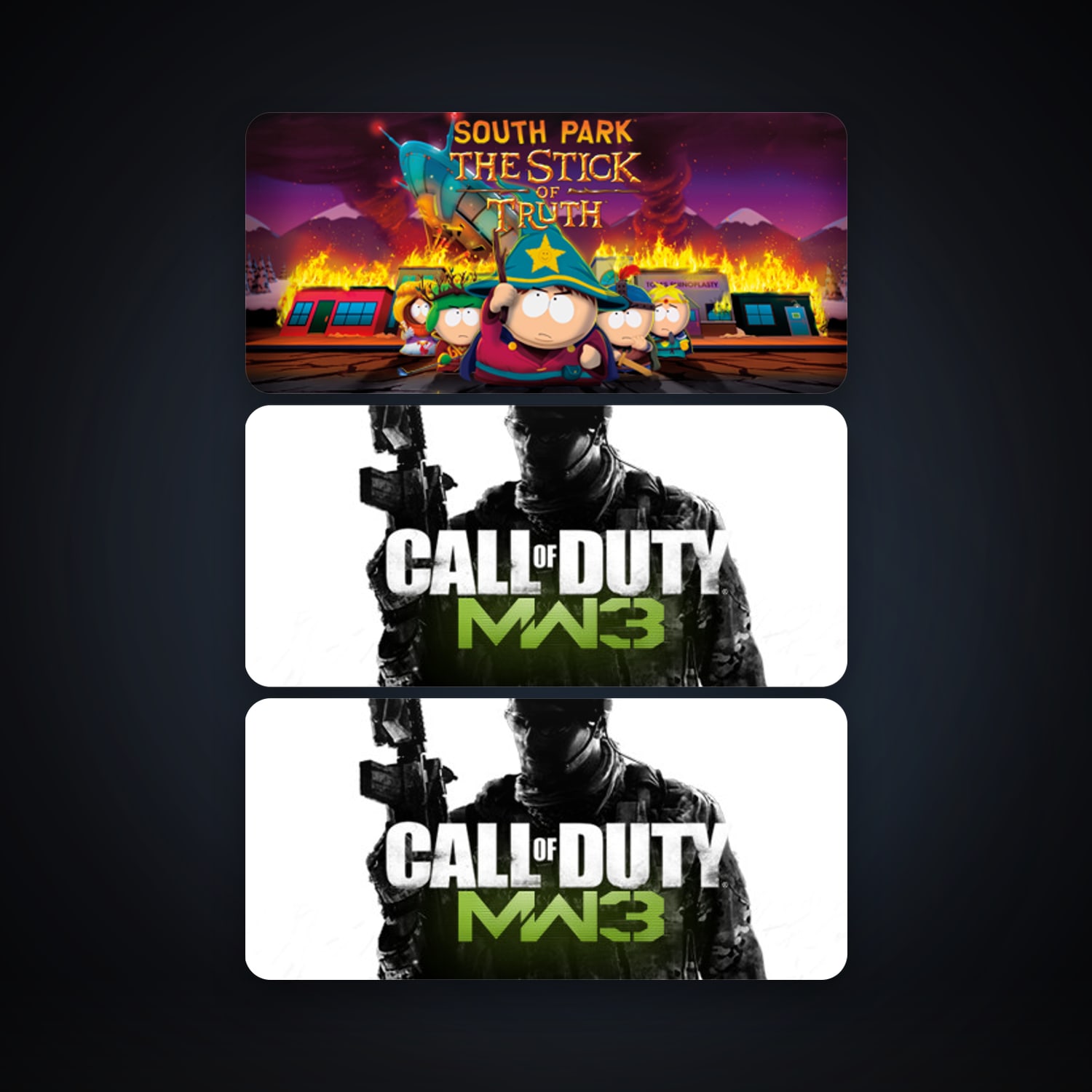 Call of Duty: Modern Warfare 3 (2011) + Call of Duty: Modern Warfare 3 - Multiplayer, 3 games, clean — HabibiAccounts