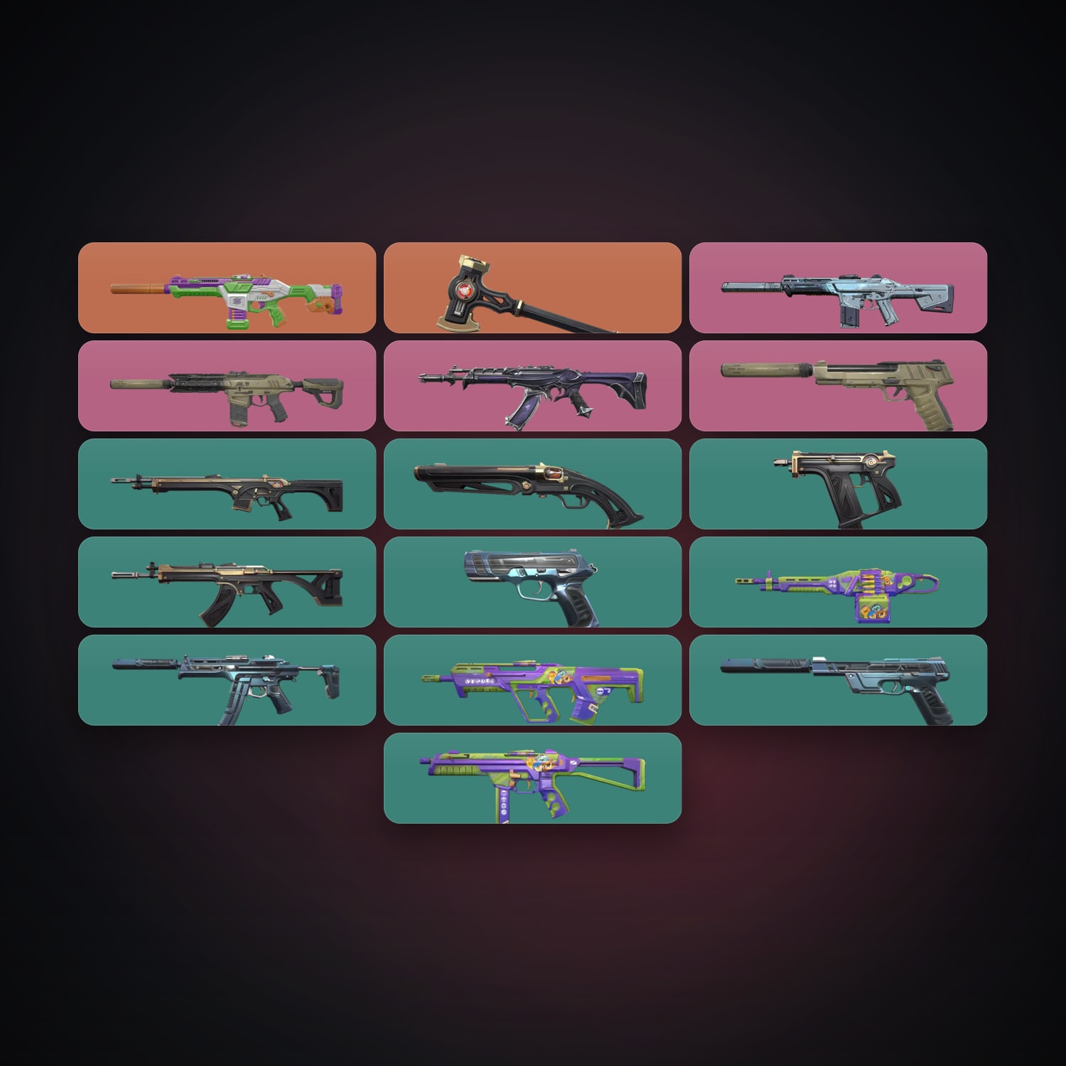 LA Silver 2 locker — 1 knives, 18 skins, lvl 73 — HabibiAccounts