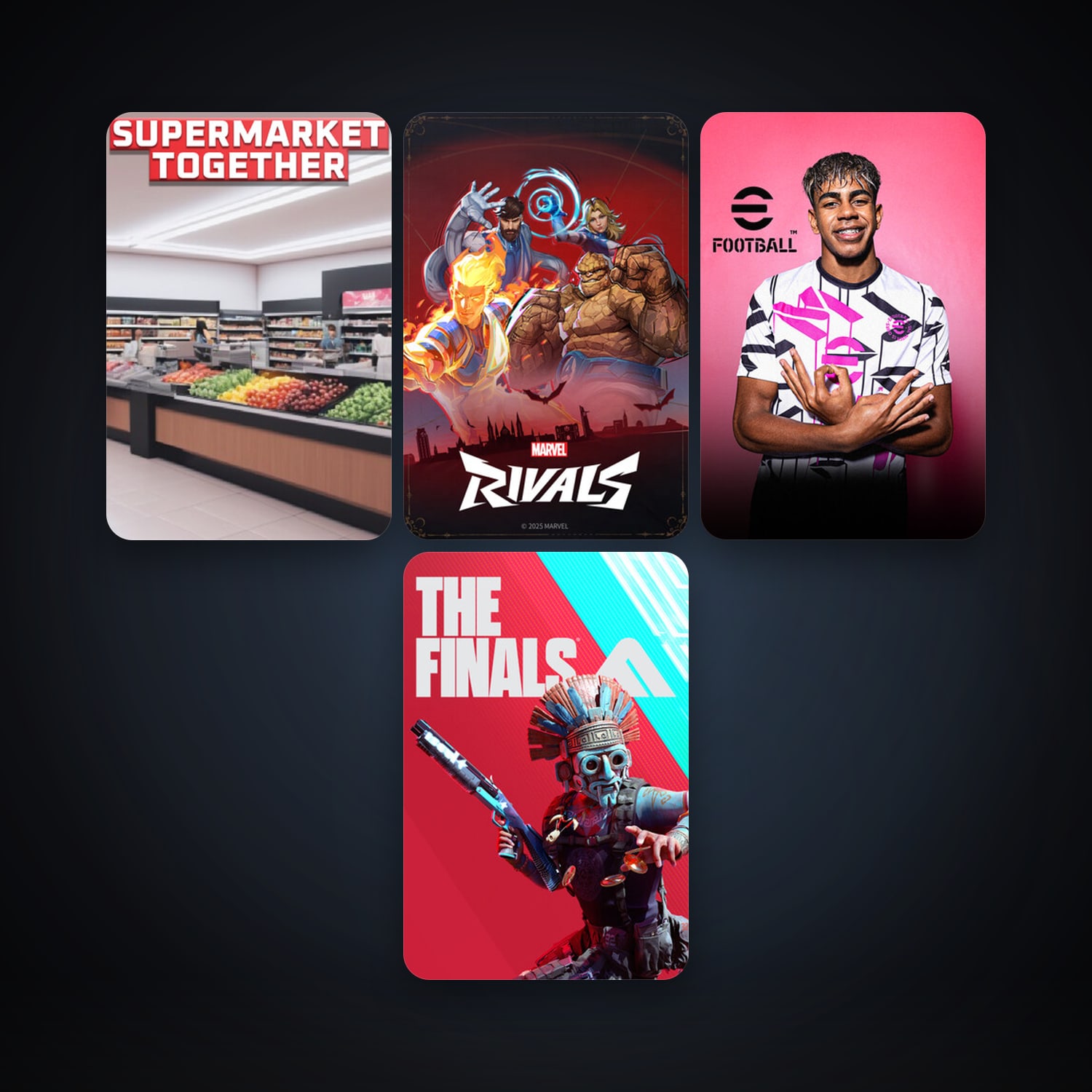 eFootball 2024 + THE FINALS, 15 games, clean — HabibiAccounts