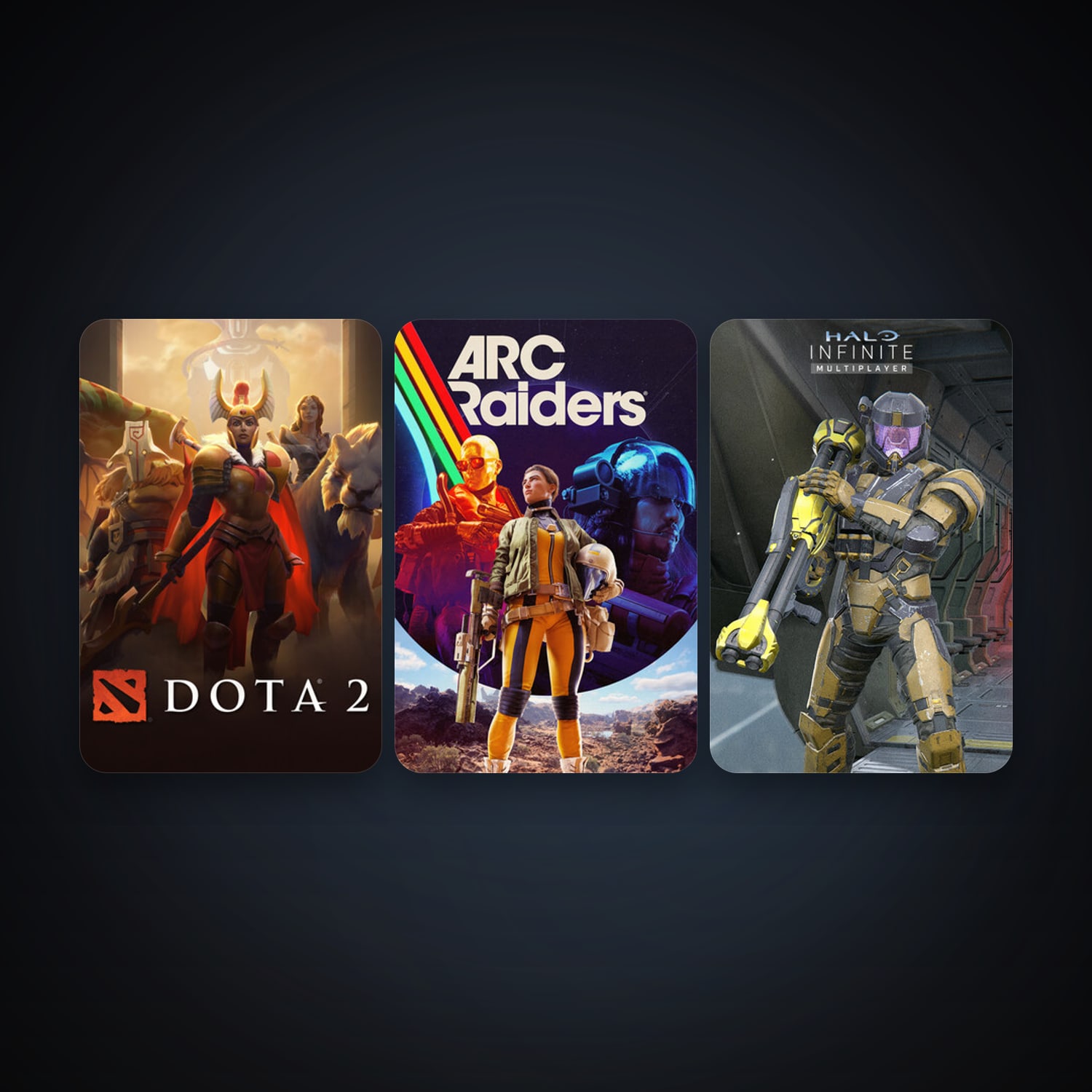 Dota 2 + Halo Infinite, 3 games, clean — HabibiAccounts