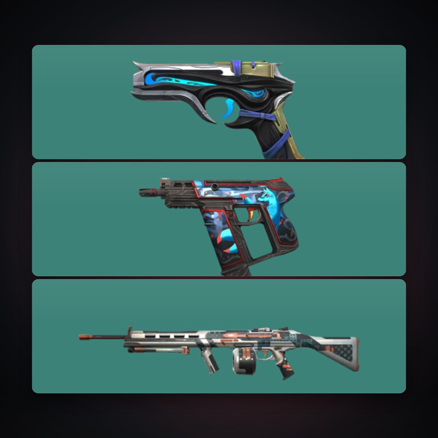 EU locker — 3 skins, lvl 11 — HabibiAccounts