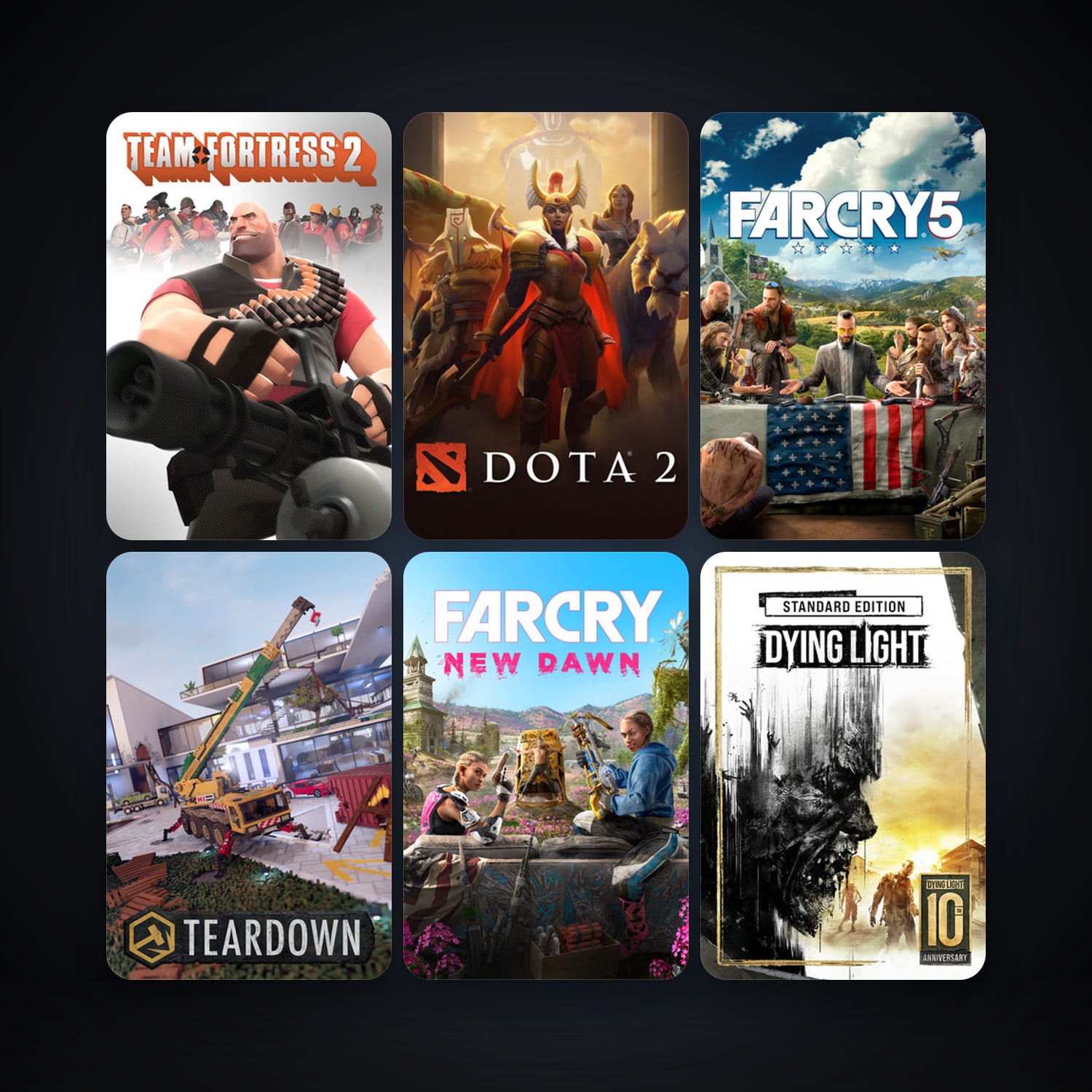 Team Fortress 2 + Dota 2, 49 games, clean — HabibiAccounts