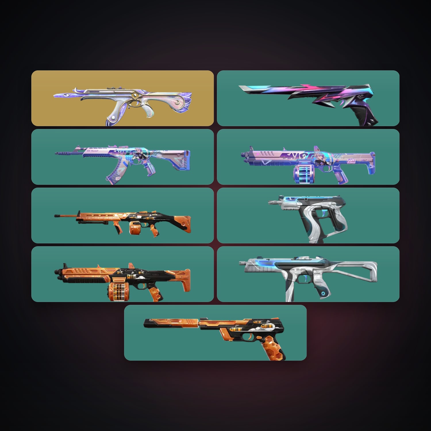 EU Bronze 3 locker — 9 skins, lvl 43 — HabibiAccounts