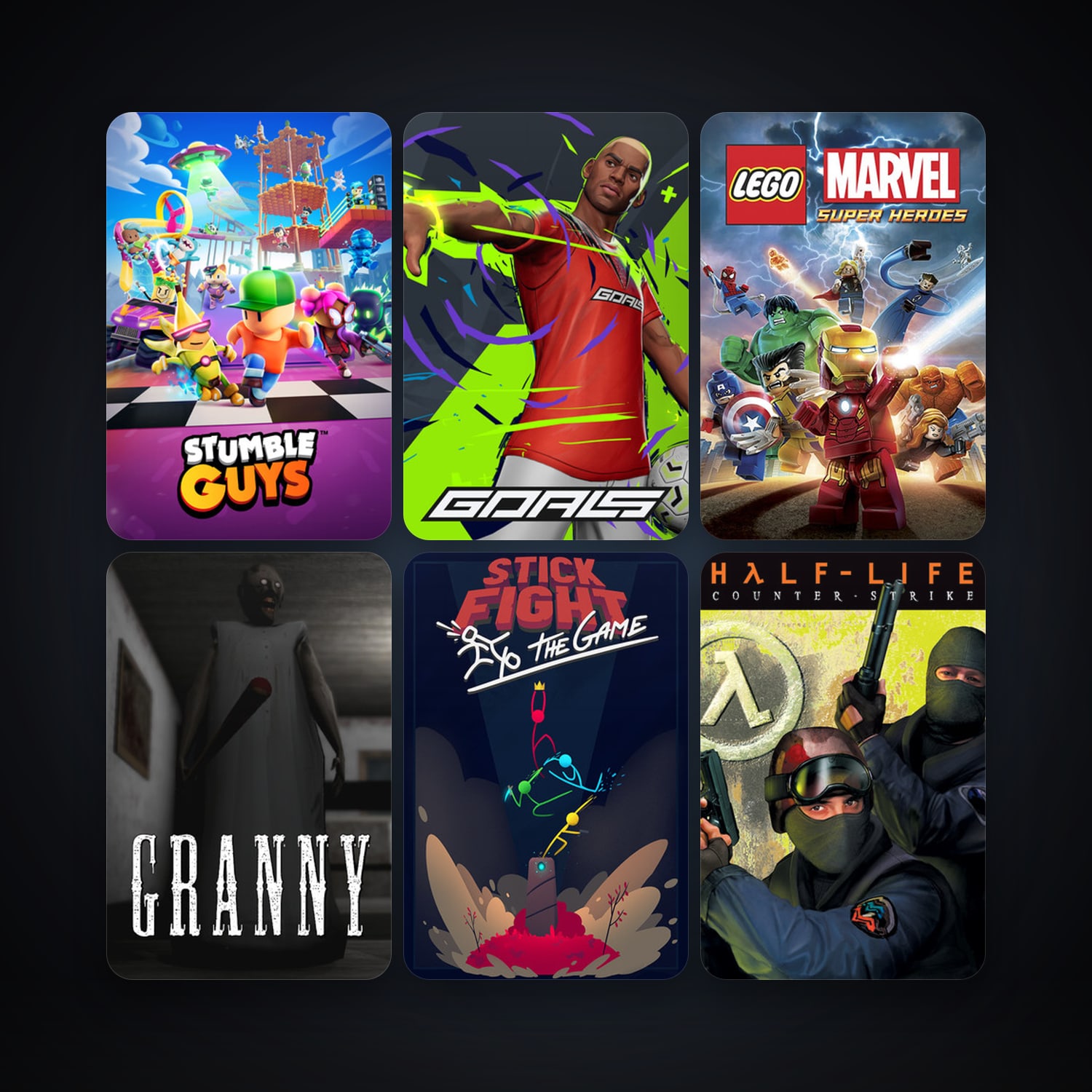Counter-Strike + LEGO Marvel Super Heroes, 45 games, clean — HabibiAccounts