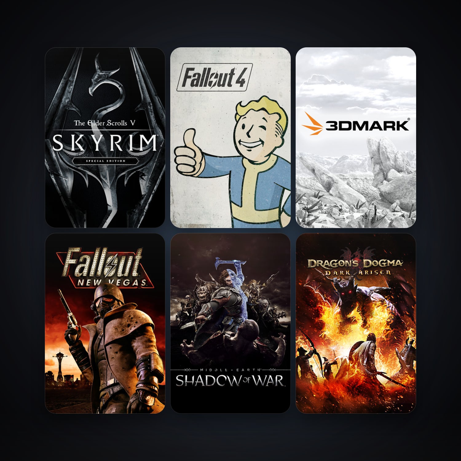 Fallout: New Vegas + Borderlands 2, 126 games, Steam 10, clean — HabibiAccounts