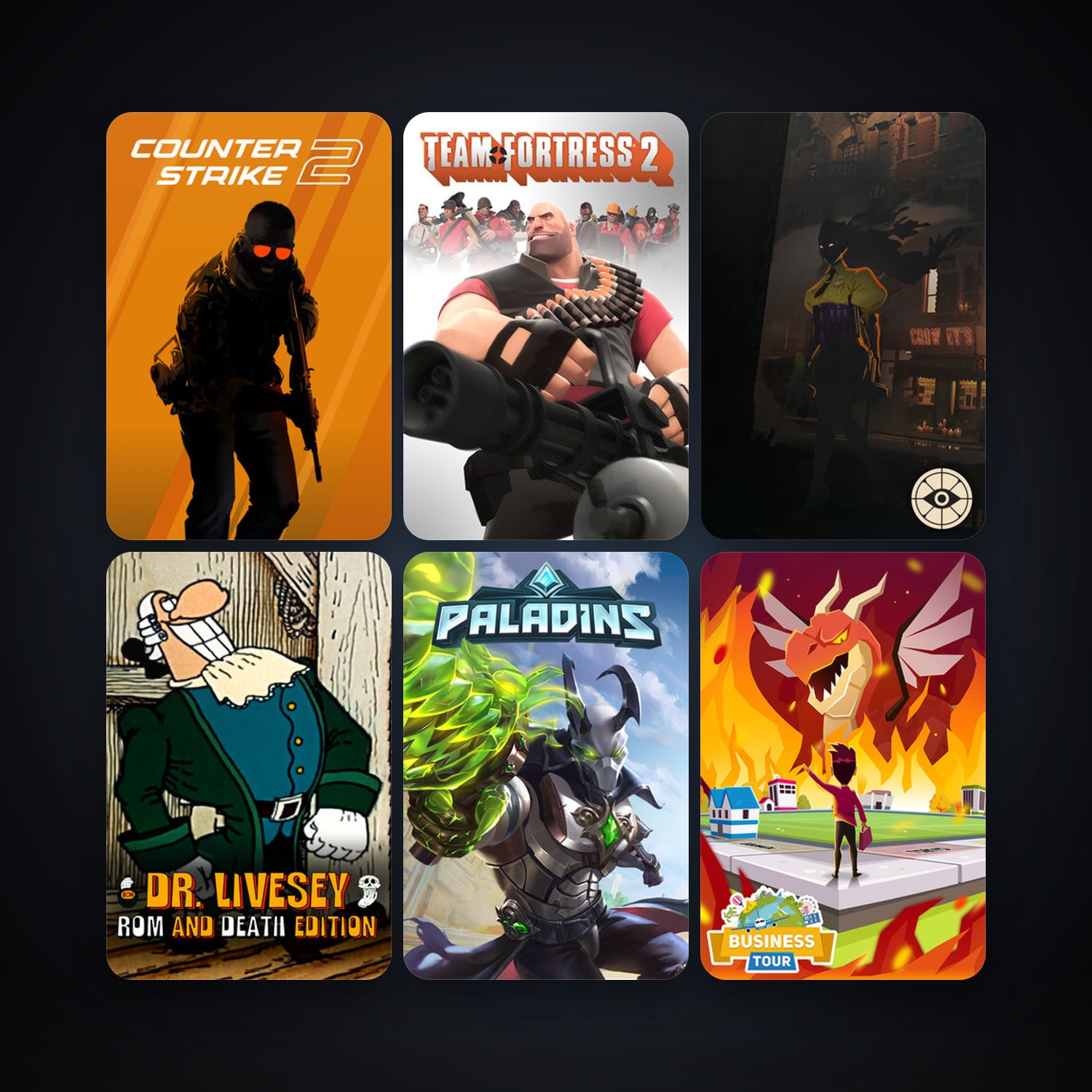 Team Fortress 2 + CS2 Prime, 7 games, clean — HabibiAccounts