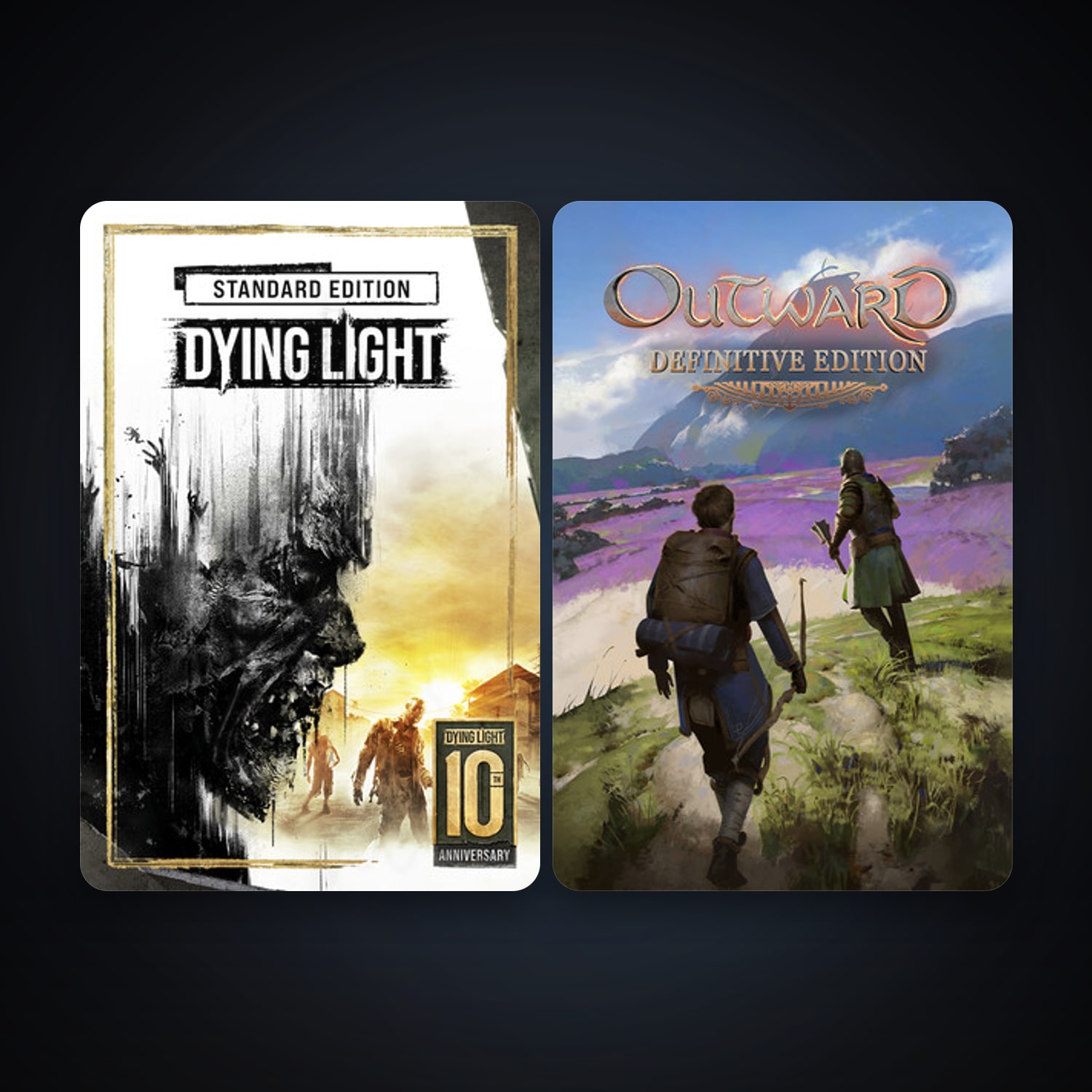 Dying Light + Outward, 4 games, clean — HabibiAccounts