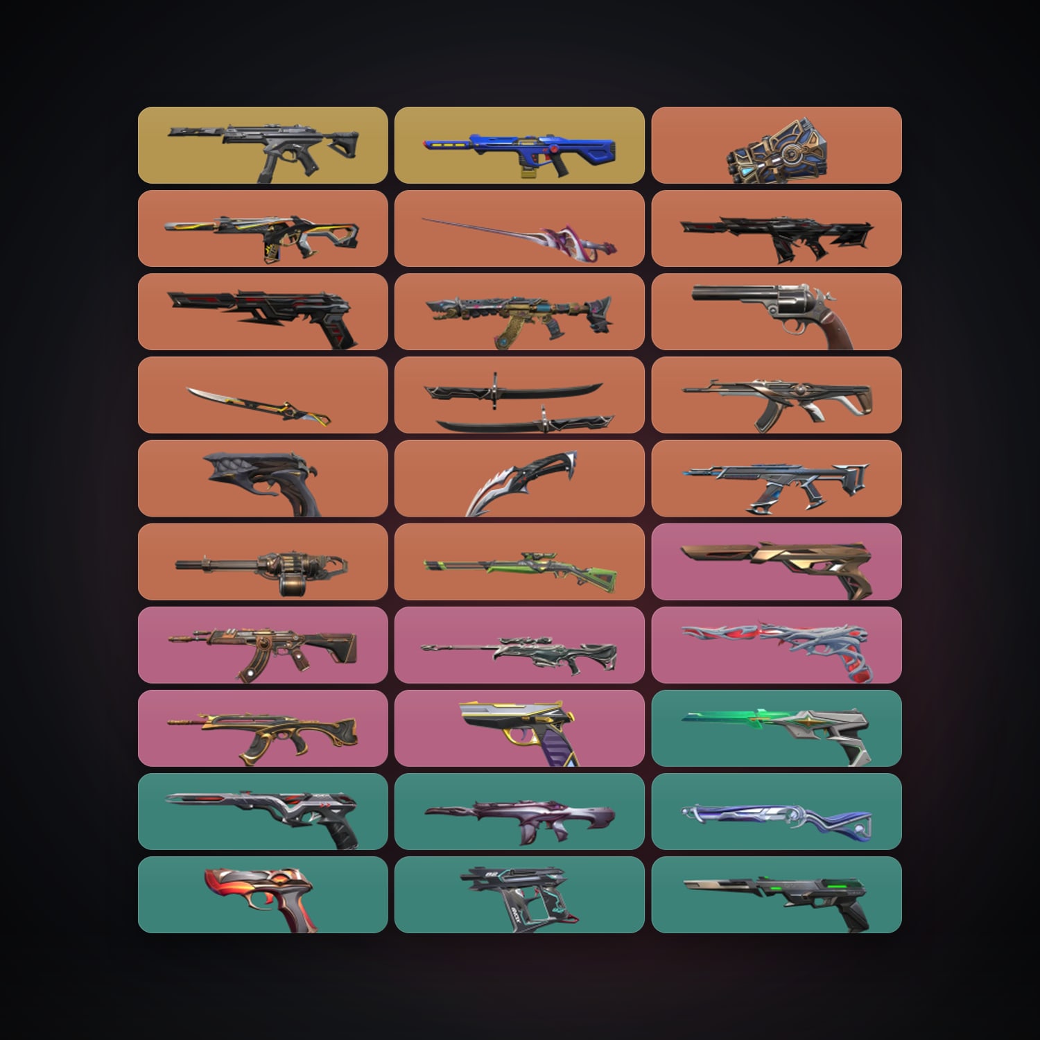 هالحساب فالورانت BR قولد 1، لوكر 78 سكن و5 سكين، لفل 276 · 262803111 — HabibiAccounts