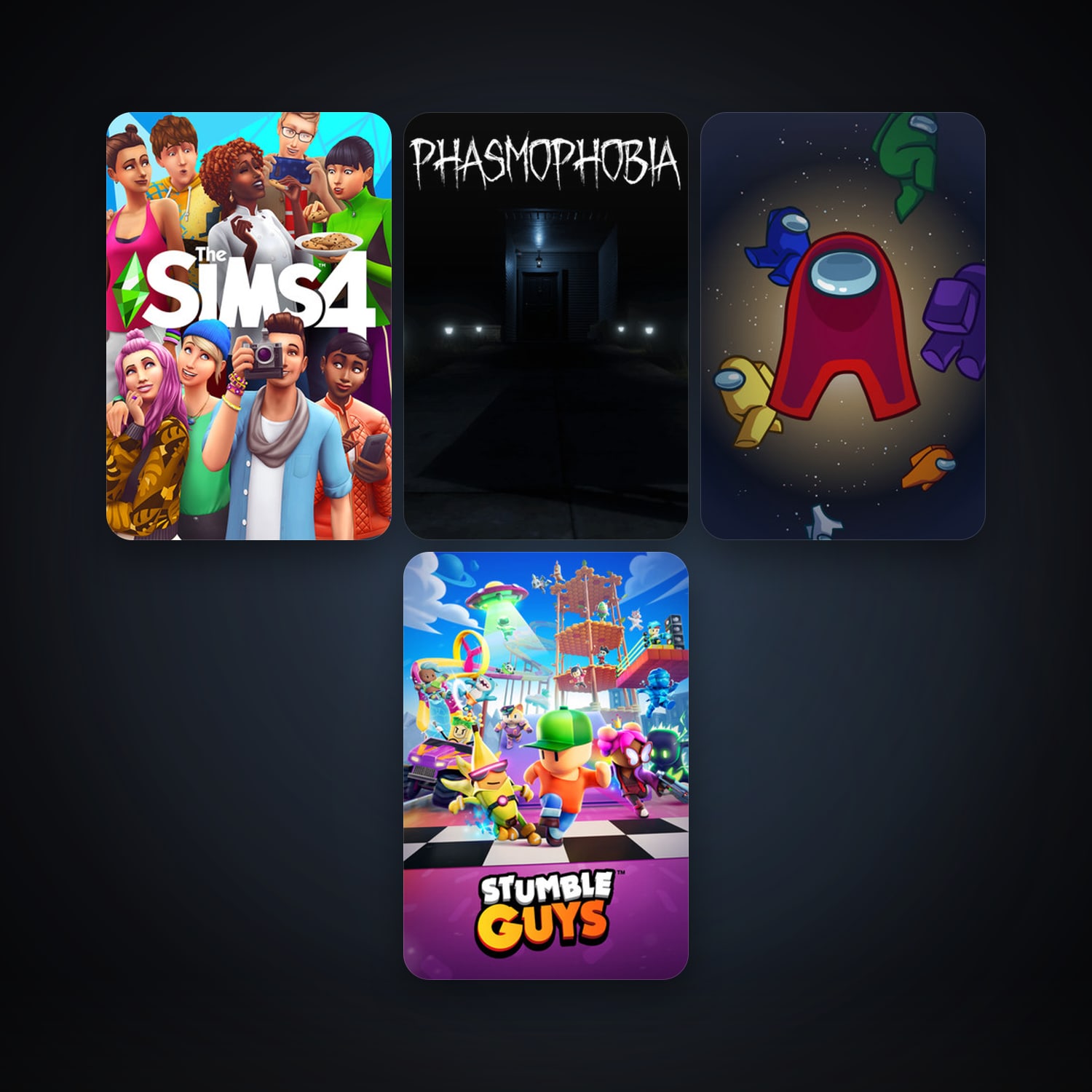 Phasmophobia + Among Us, 7 games, clean — HabibiAccounts
