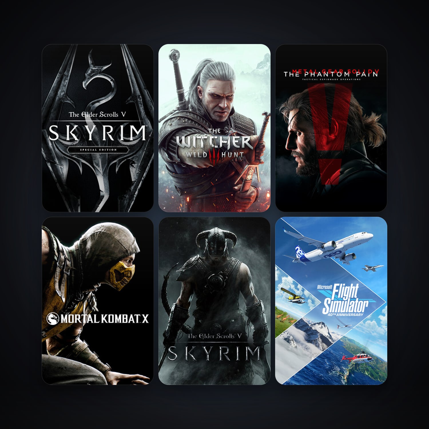 The Elder Scrolls V: Skyrim + F1 2013, 123 games, clean — HabibiAccounts