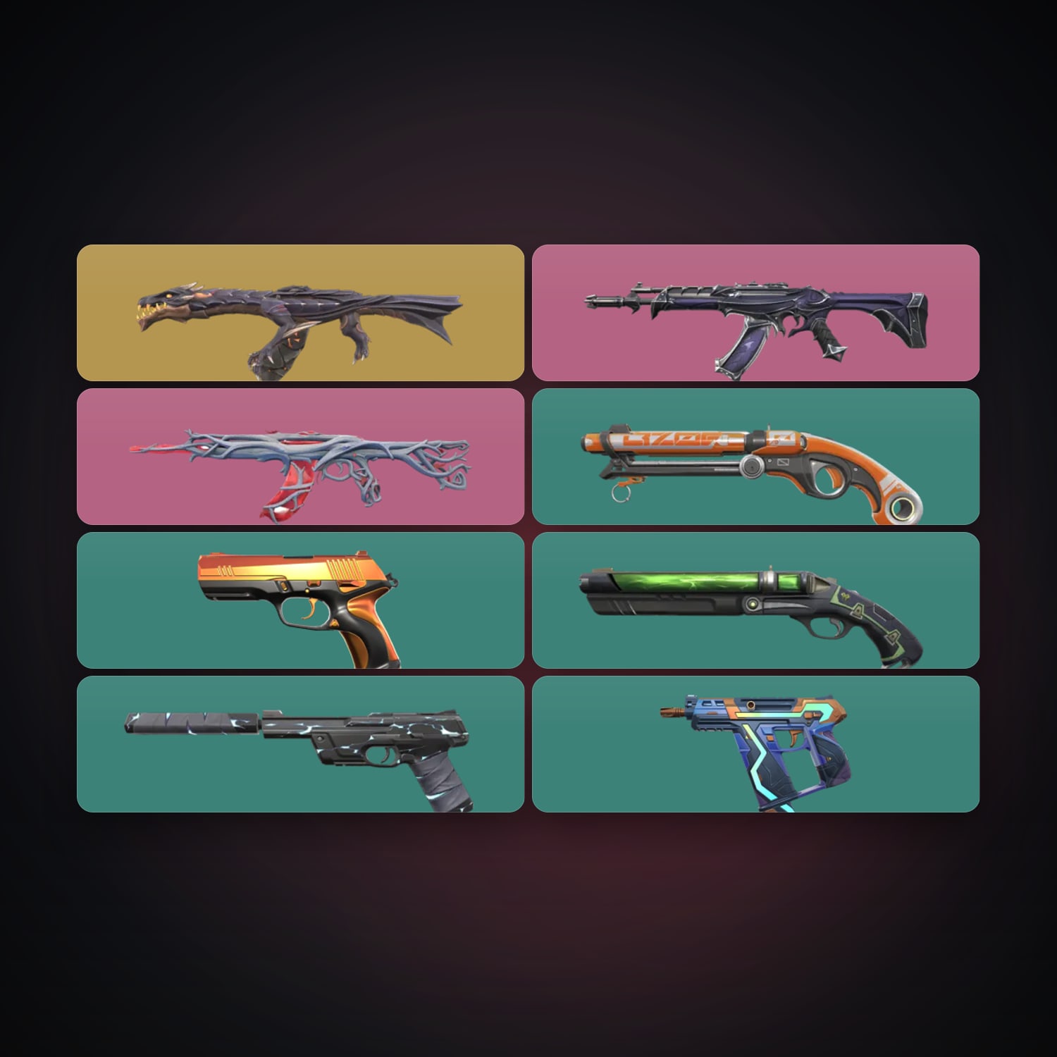 EU Silver 1 locker — 8 skins, lvl 104 — HabibiAccounts