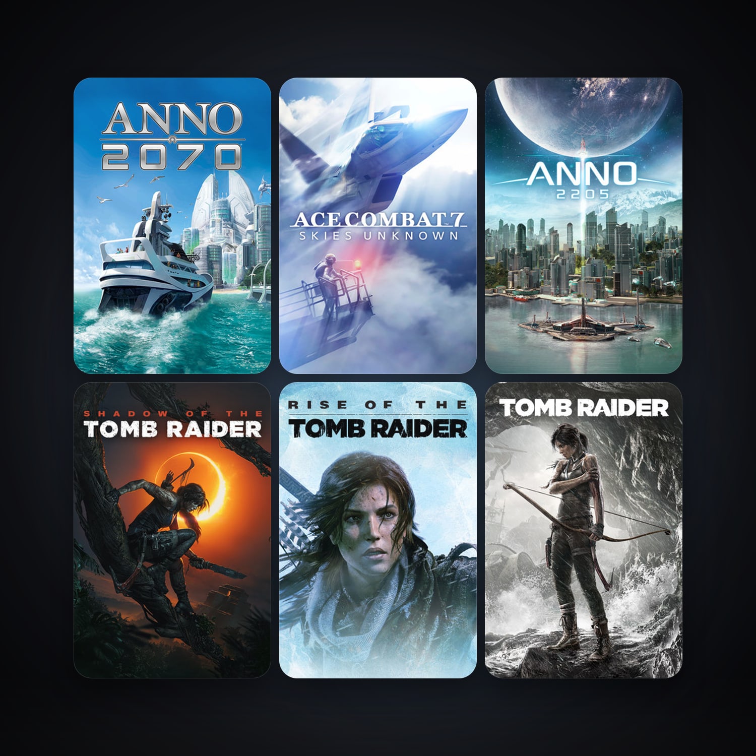 Tomb Raider: Underworld + EVE Online, 53 games, clean — HabibiAccounts