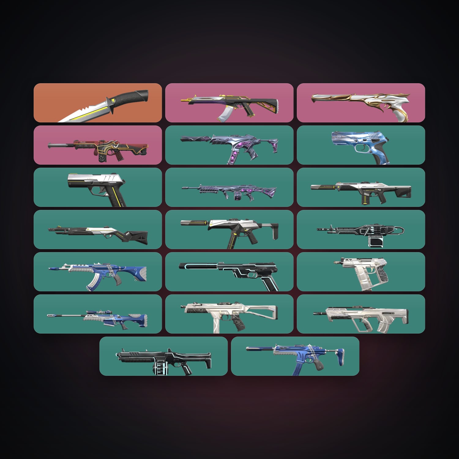 EU Plat 2 locker — 1 knives, 22 skins, lvl 20 — HabibiAccounts