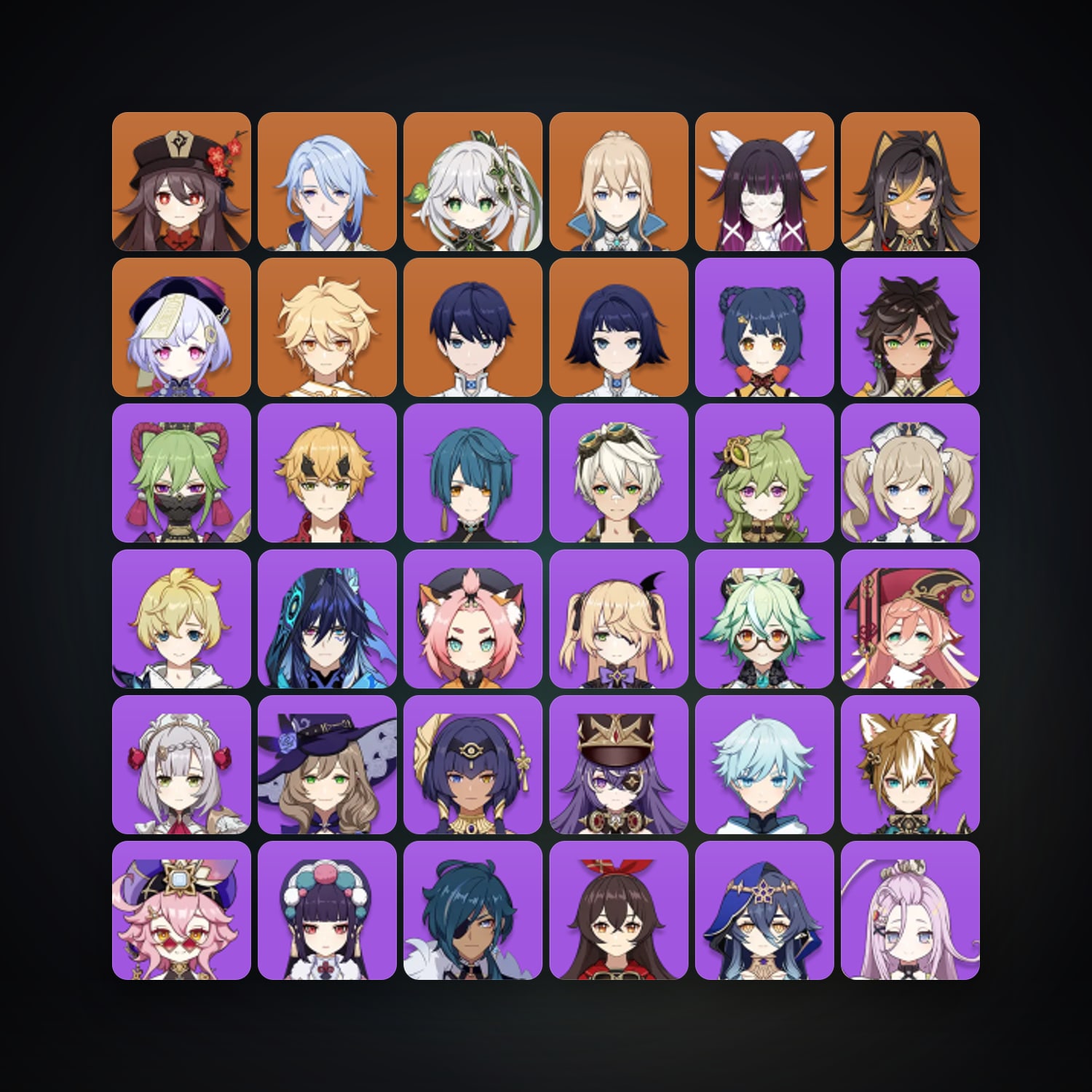 Genshin Impact | AR 55 | 46 Chars | 7× 5★ — Genshin / miHoYo Account — HabibiAccounts