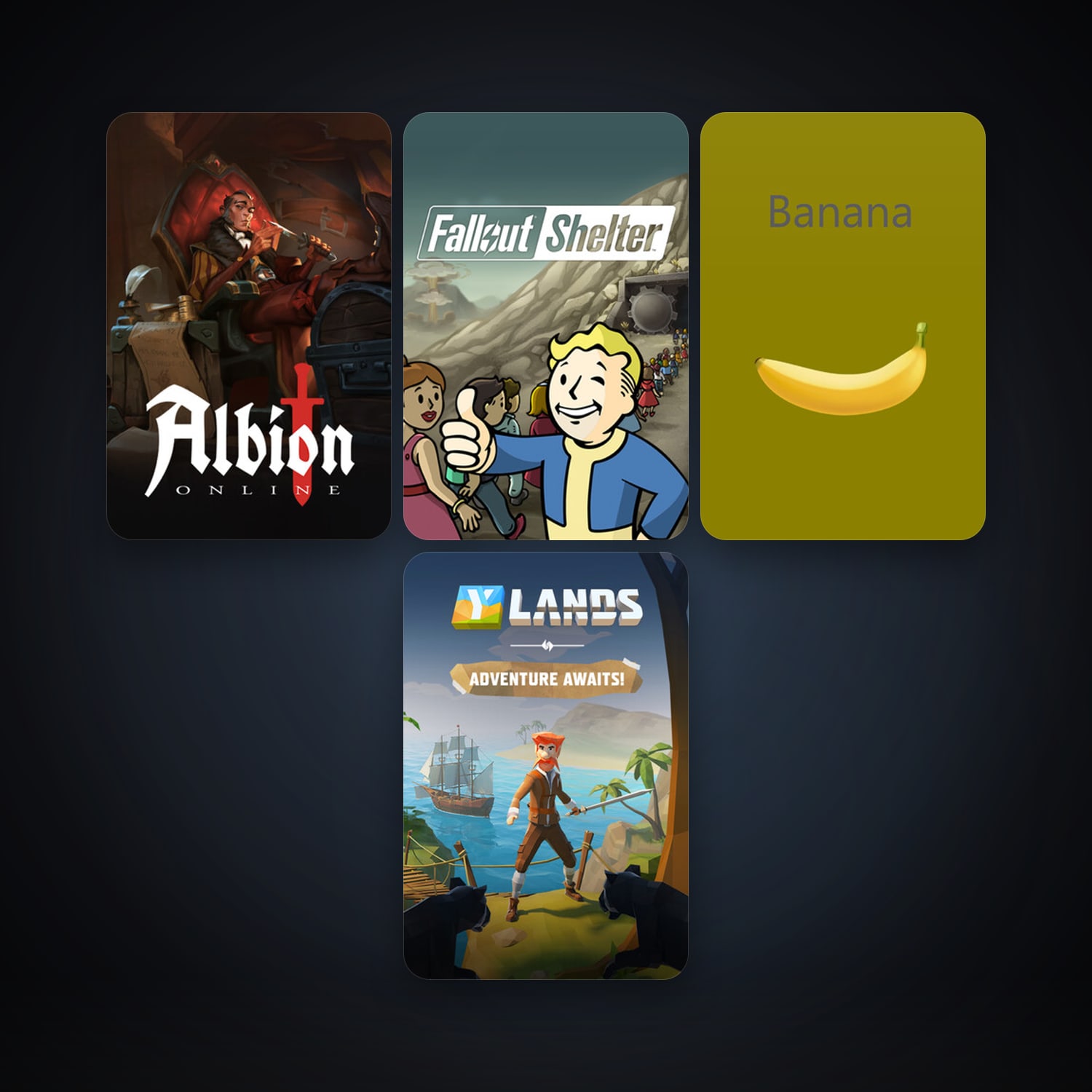 Ylands + Fallout Shelter, 4 games, clean — HabibiAccounts